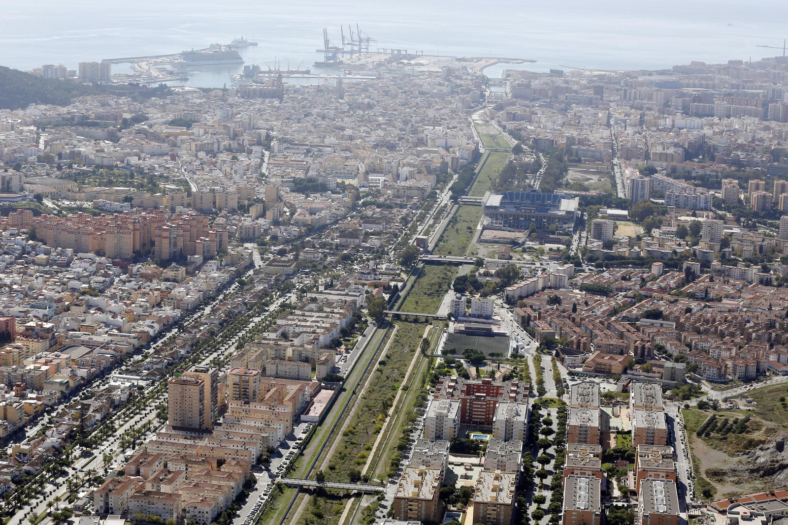 Vista de Málaga.
