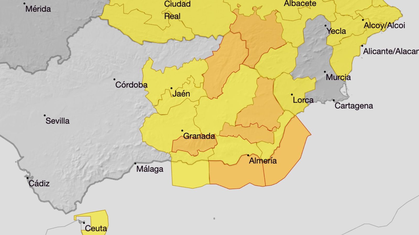Avisos por viento en Andalucía para este viernes 30 de enero de 2026