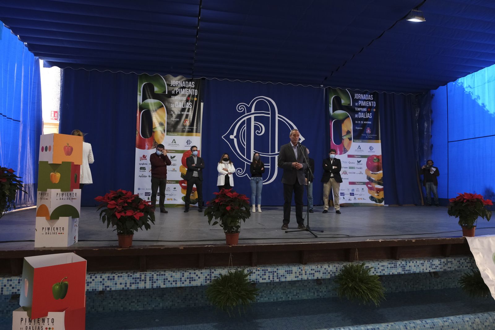 El alcalde de Dalías, Francisco Giménez, dio la bienvenida a los participantes.