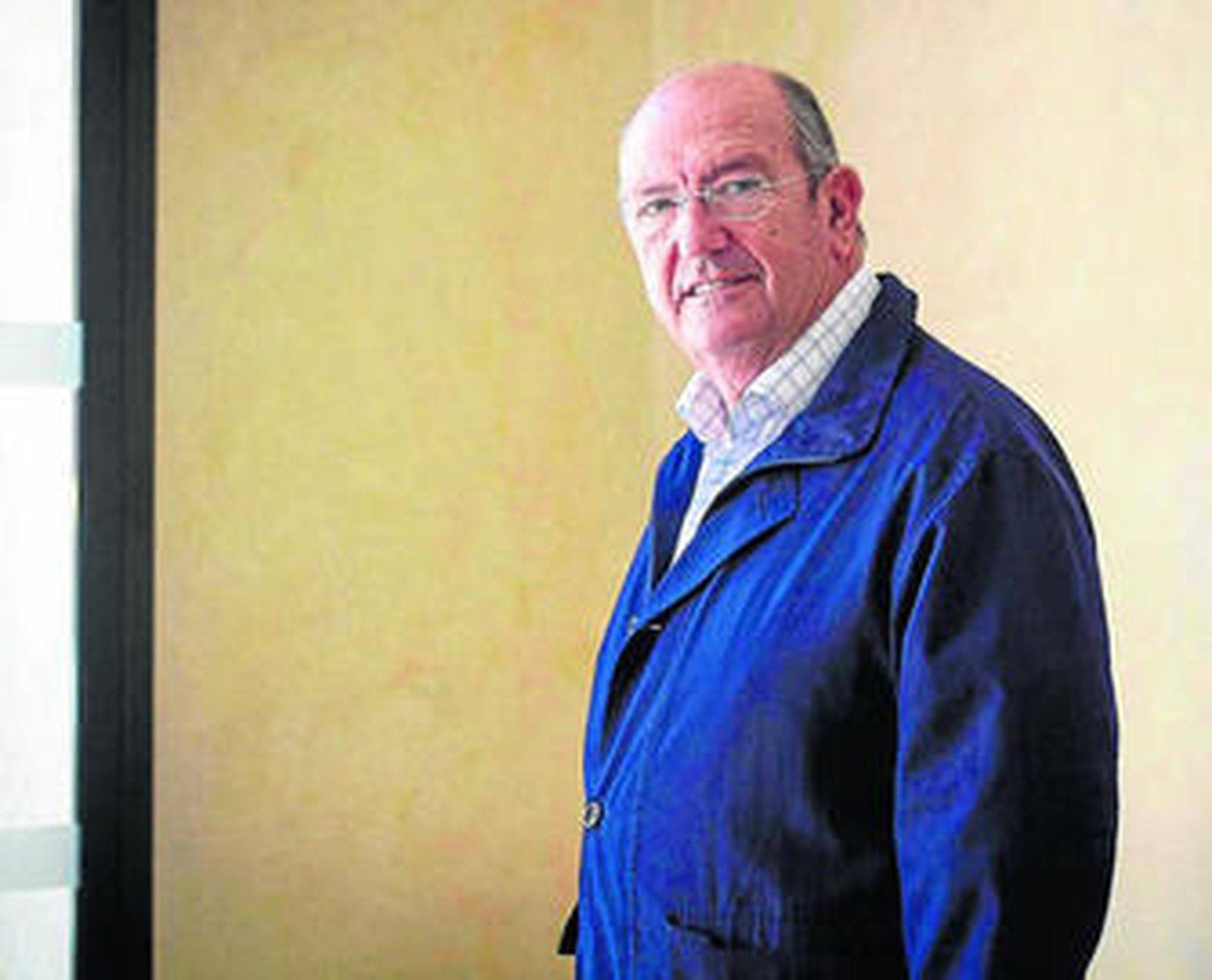 Santiago Posada, hermano mayor de la cofradía del Nazareno.