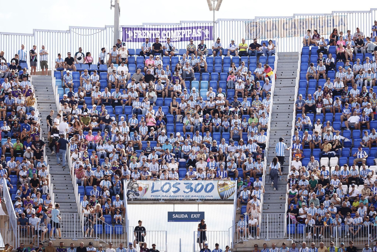 Búscate en las gradas de La Rosaleda durante el Málaga-Andorra