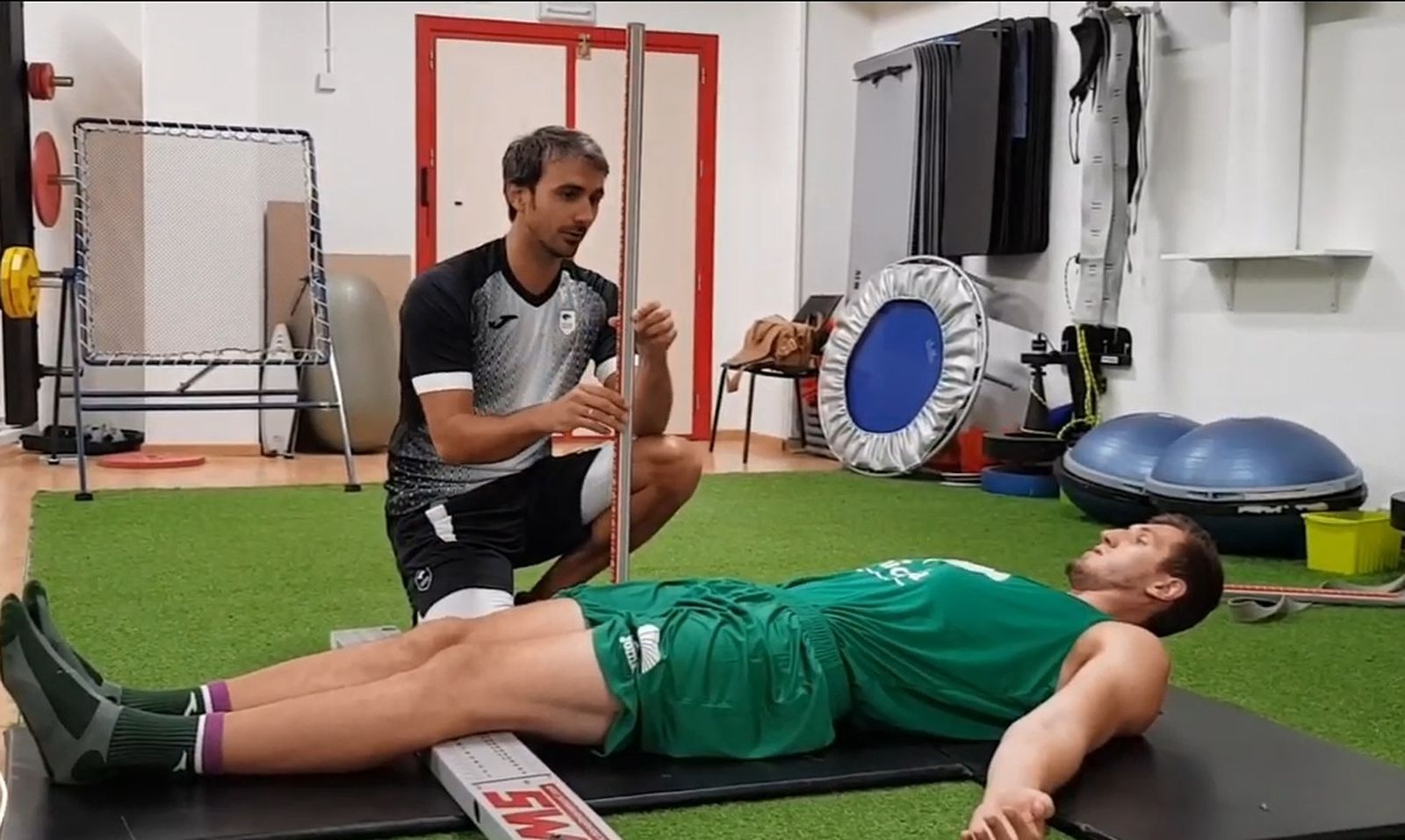 Rubén Guerrero, con Diego Vázquez.