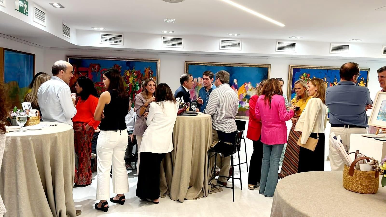 Imagen de la cena cultural y solidaria celebrada la semana pasada en el Centro Luis Gonzalo de Cádiz.