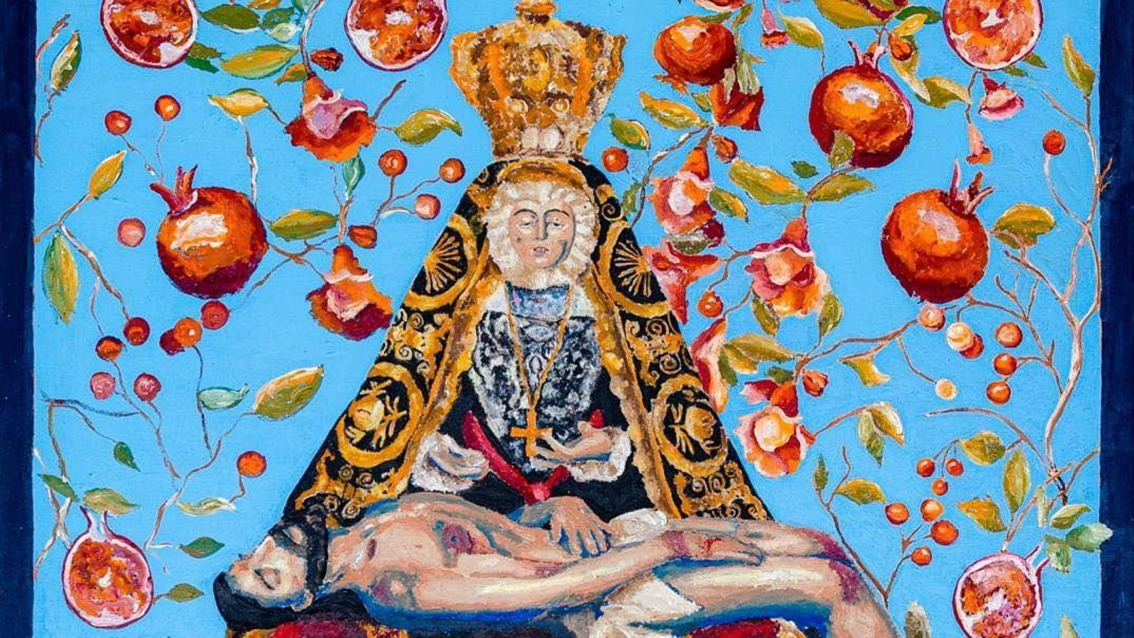 Cartel Oficial Ofrenda Floral Virgen de las Angustias de Granada 2025