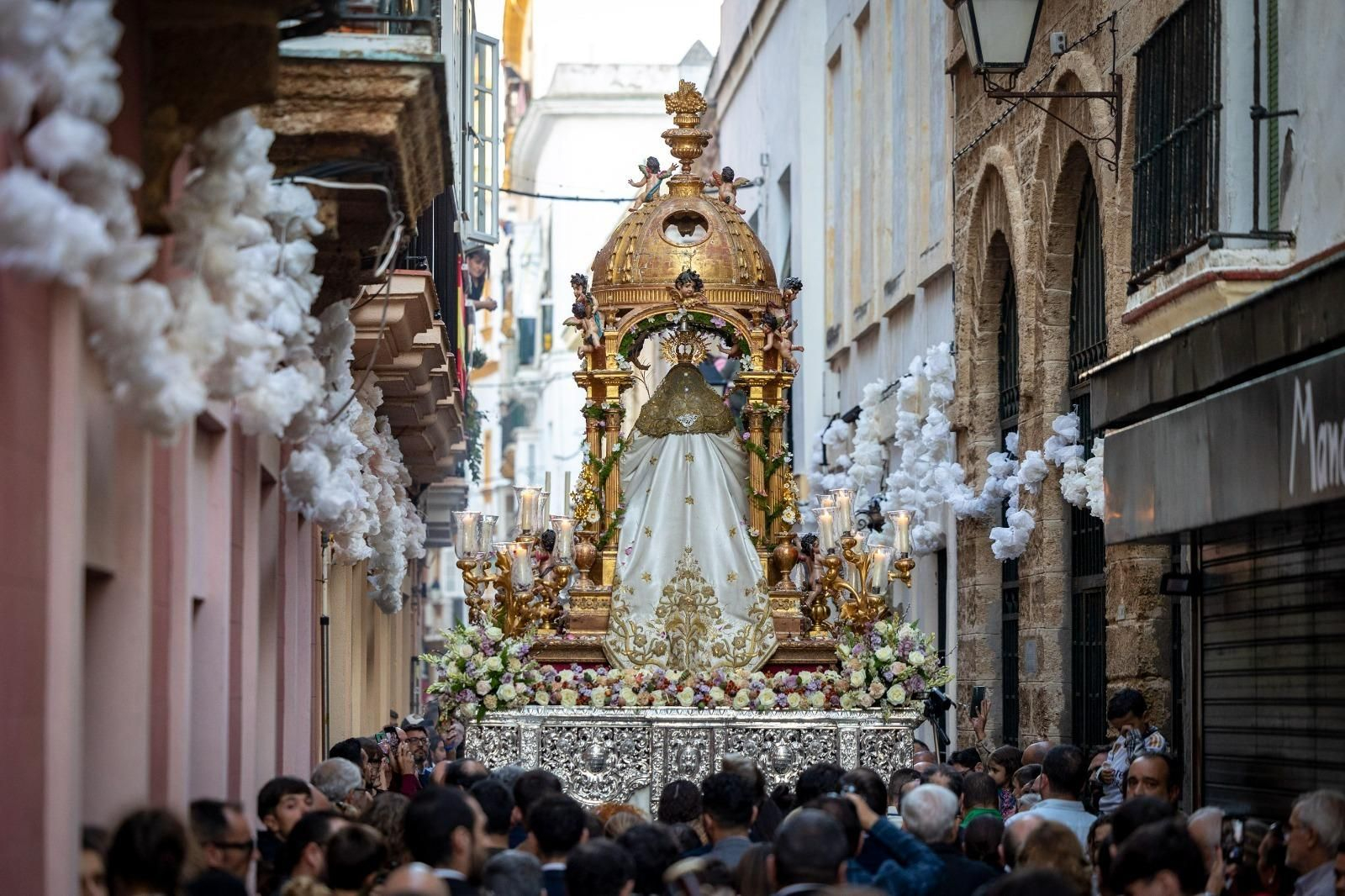 Las imágenes de la procesión de la Virgen de la Palma