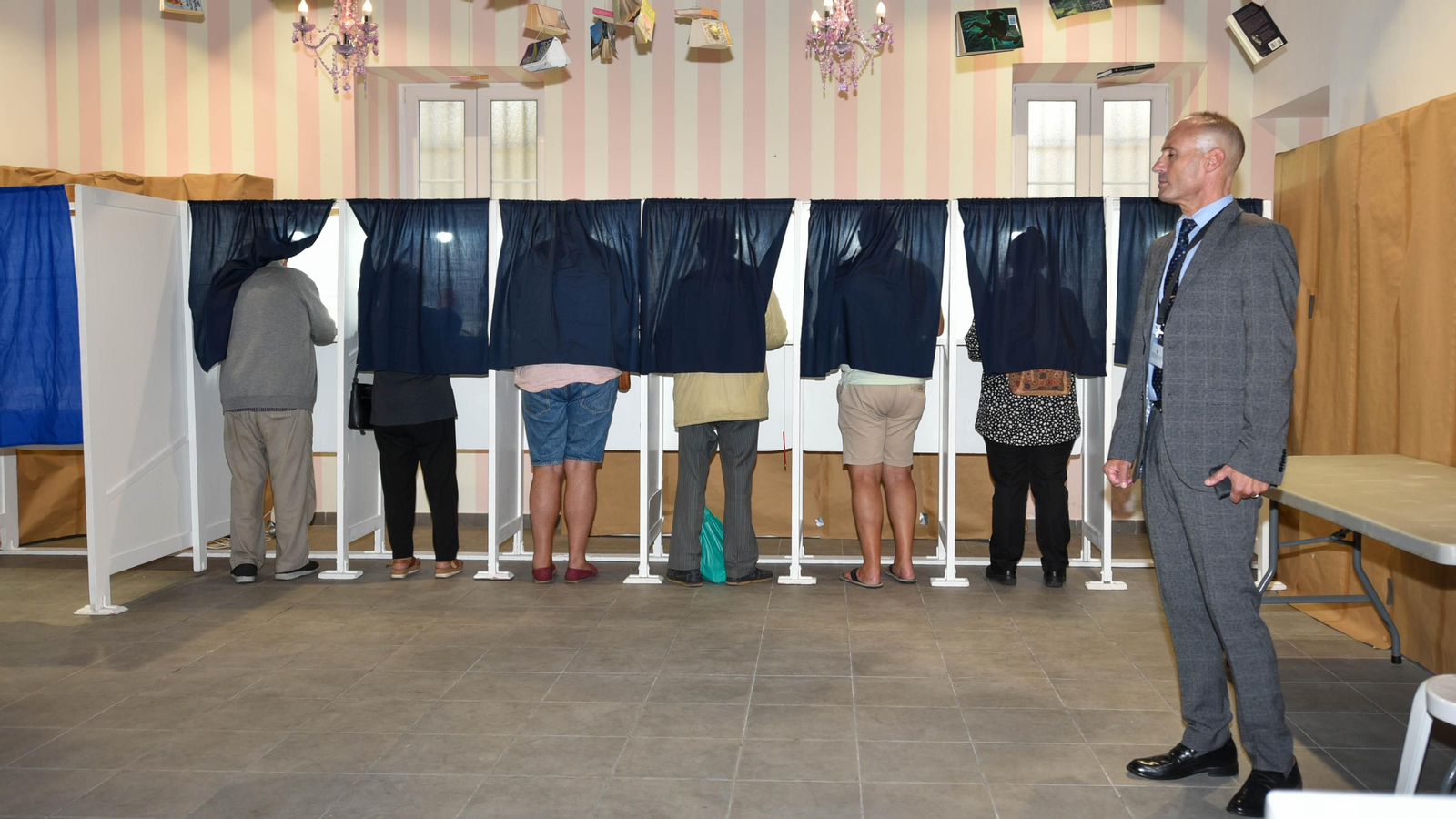 La jornada electoral en Gibraltar, en imágenes