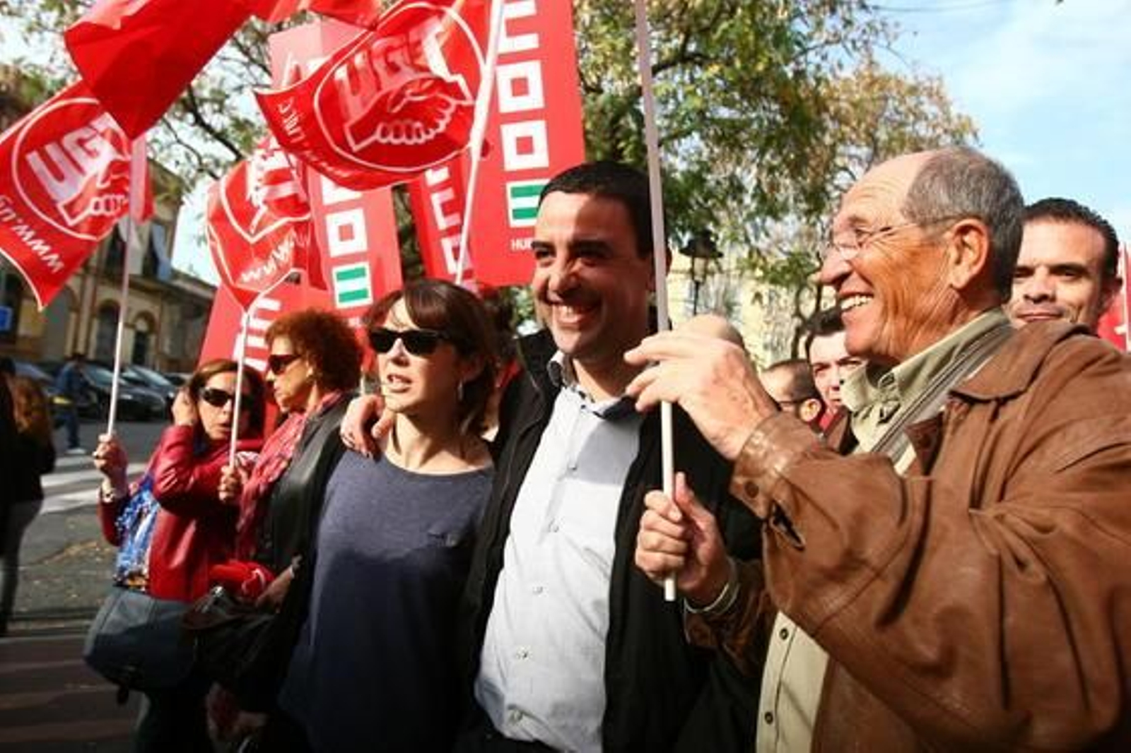 Las imágenes de la huelga general en Huelva