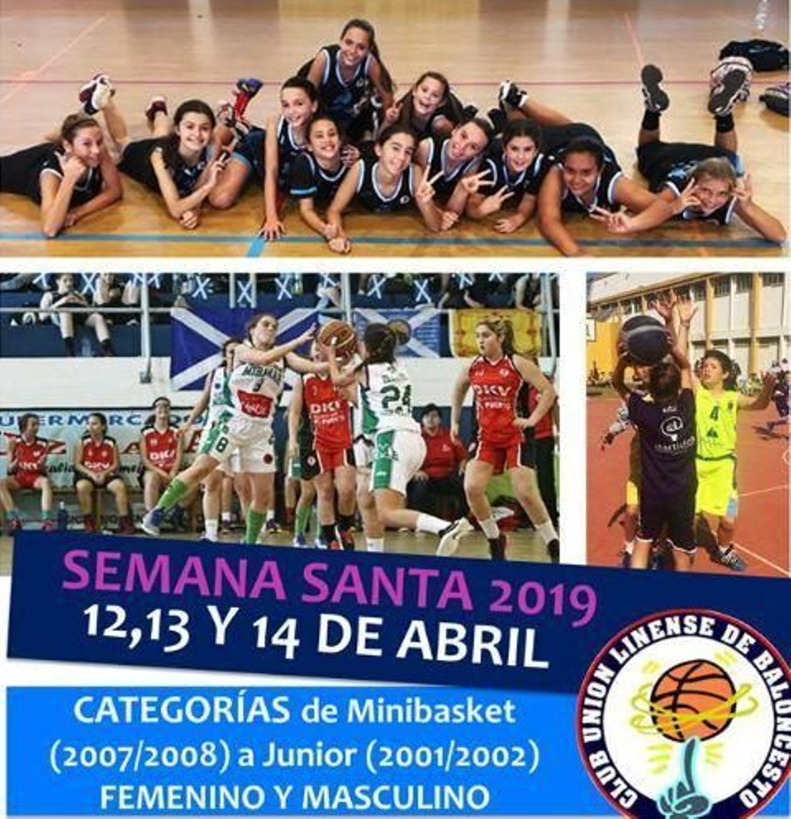 El cartel del Torneo de Semana Santa Ciudad de La Línea.