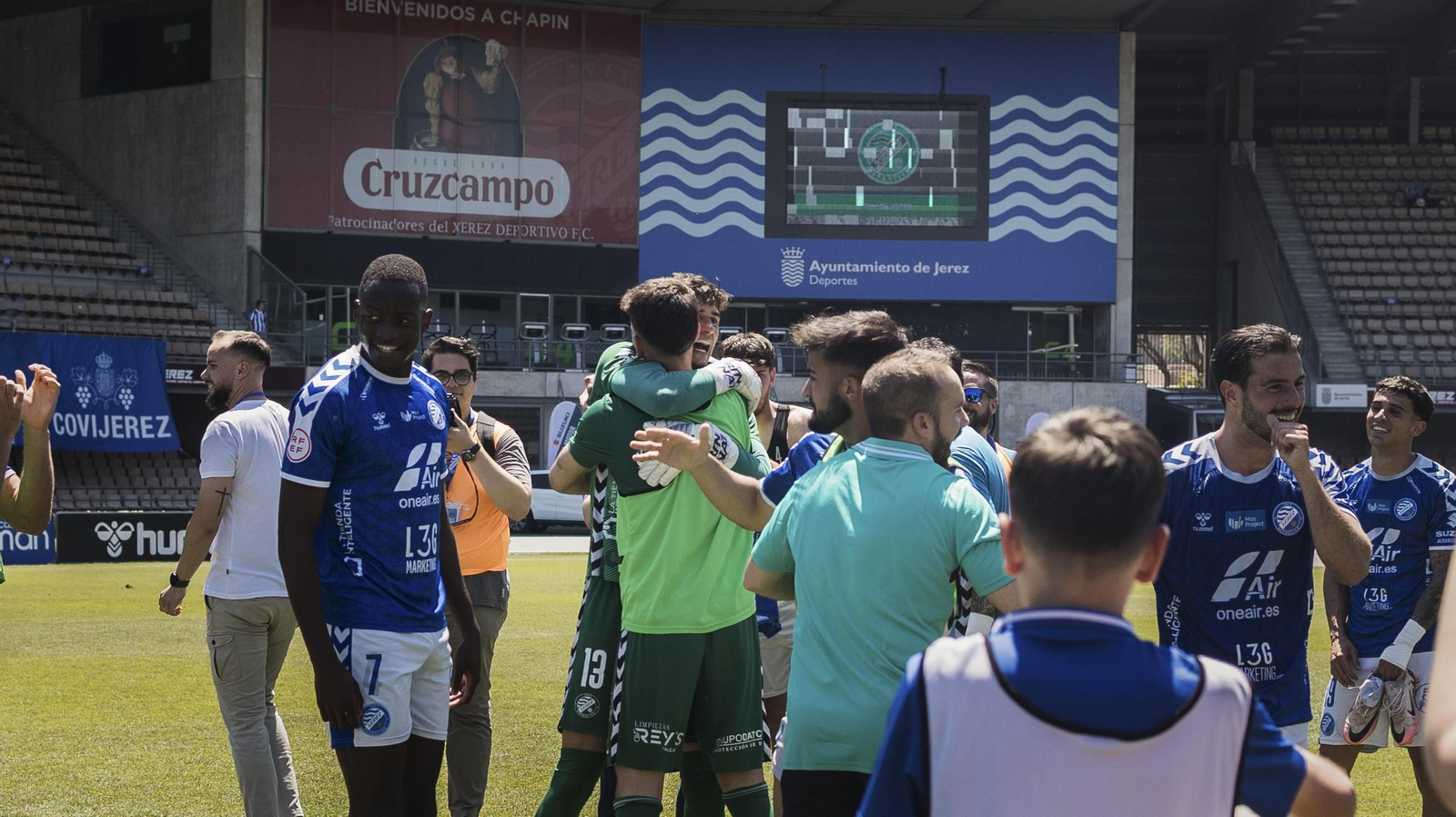 Las imágenes del derbi entre Xerez DFC y Xerez CD en Chapín