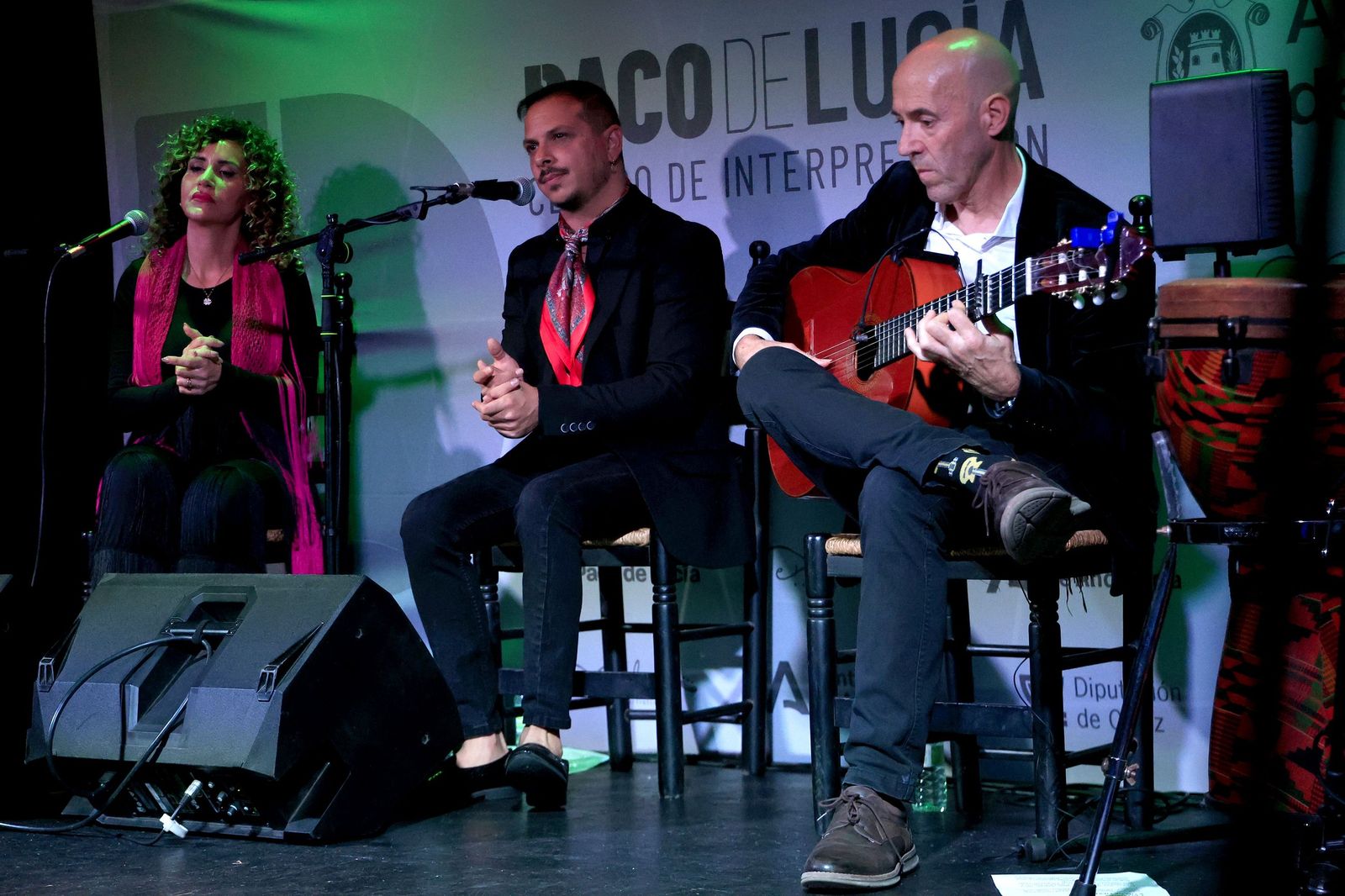 Fotos del espectáculo "Mi sentir flamenco" de David Lozano en el Centro Paco de Lucía de Algeciras