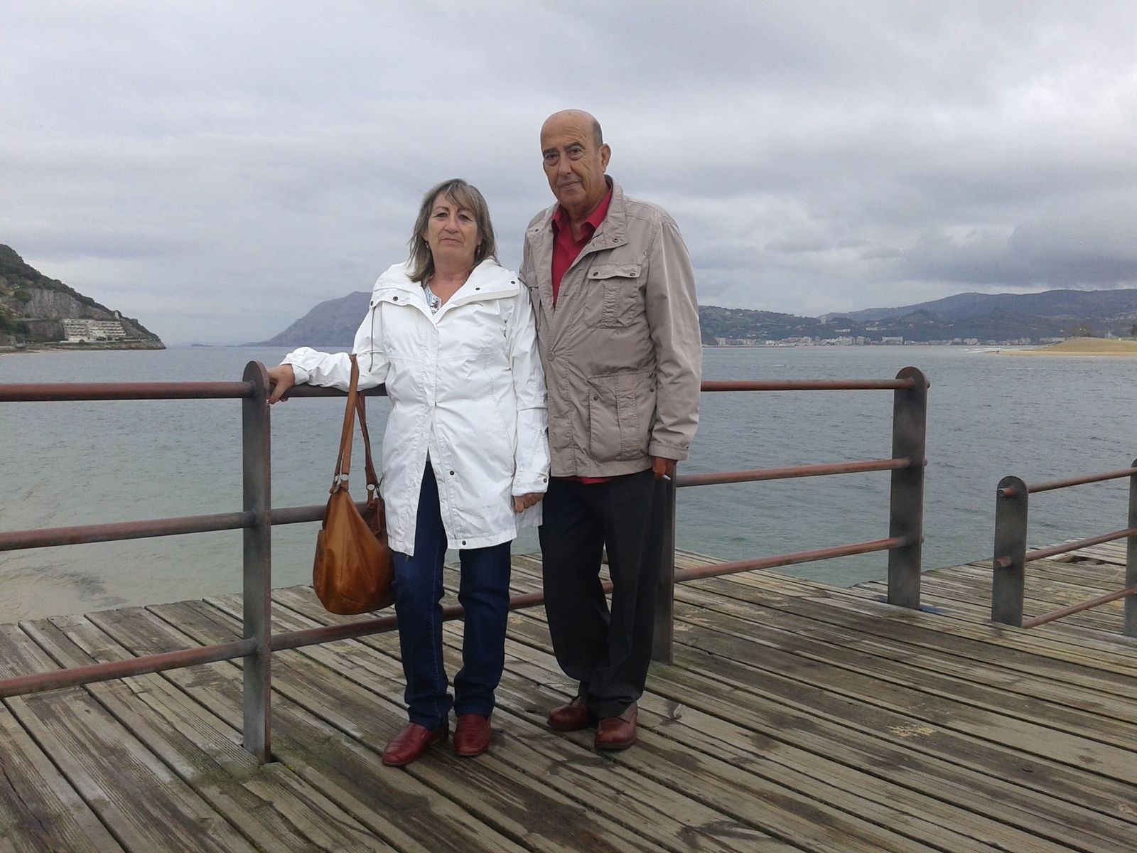 Paco Franco y su esposa, María Teresa, en un viaje del matrimonio.