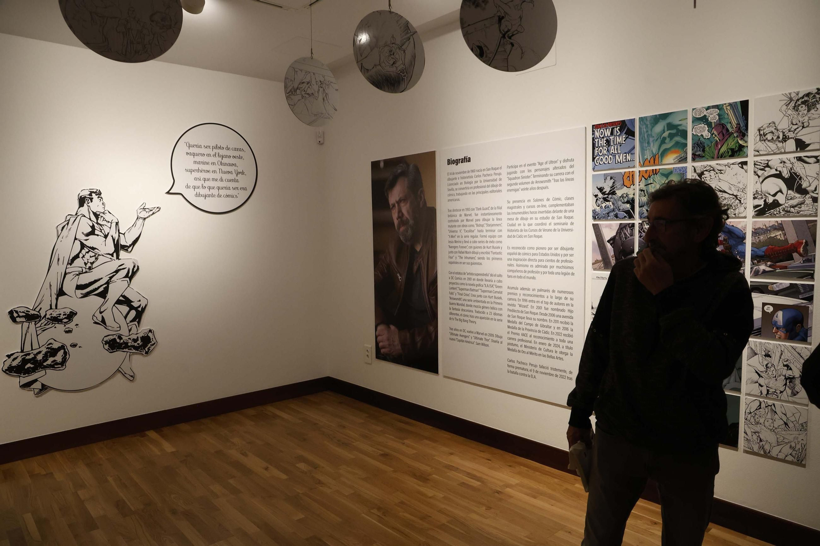 Las fotos de la inauguración de la sala Carlos Pacheco en el Centro de Arte Contemporáneo de San Roque