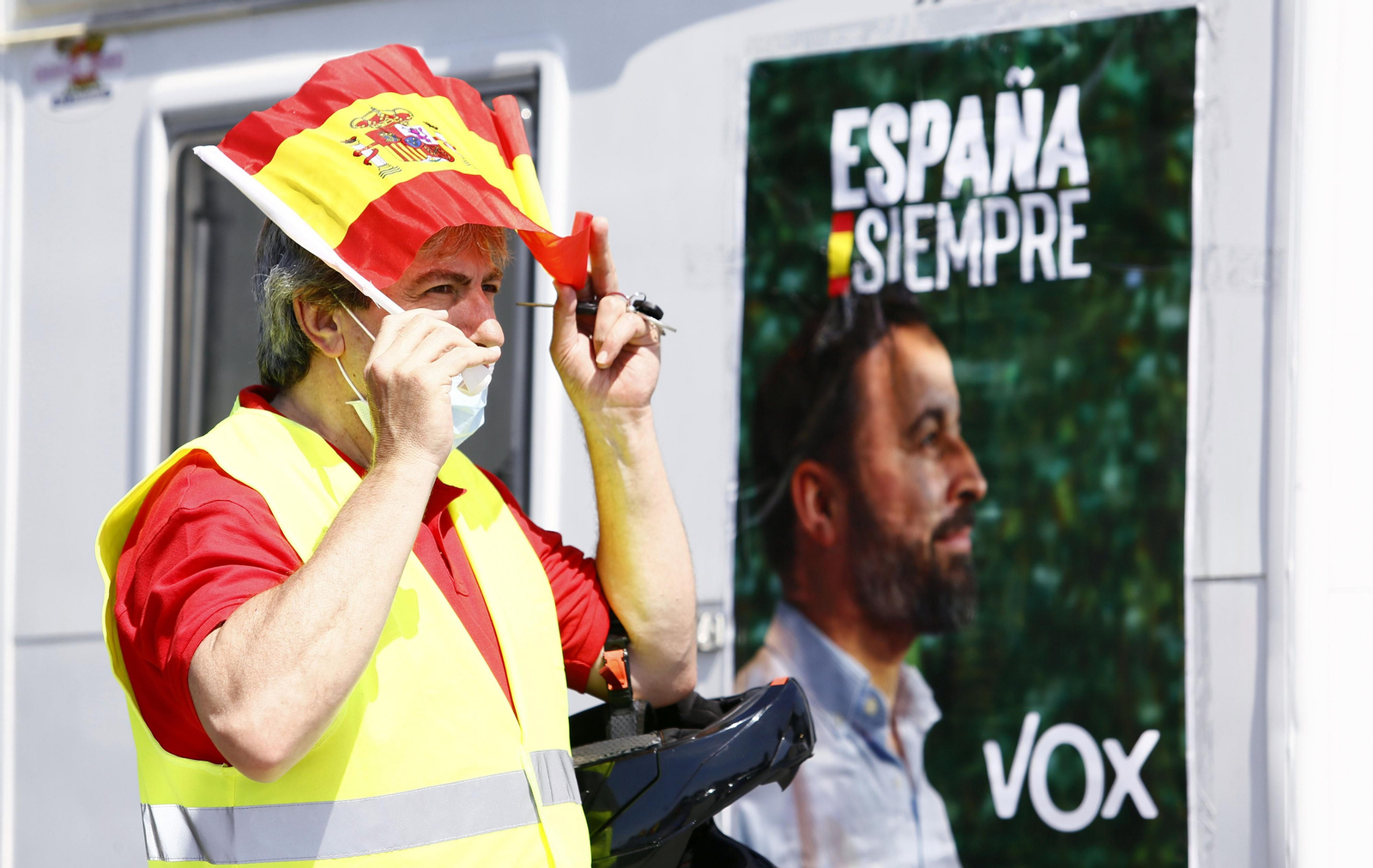 Las fotos de la caravana de protesta de Vox en Málaga