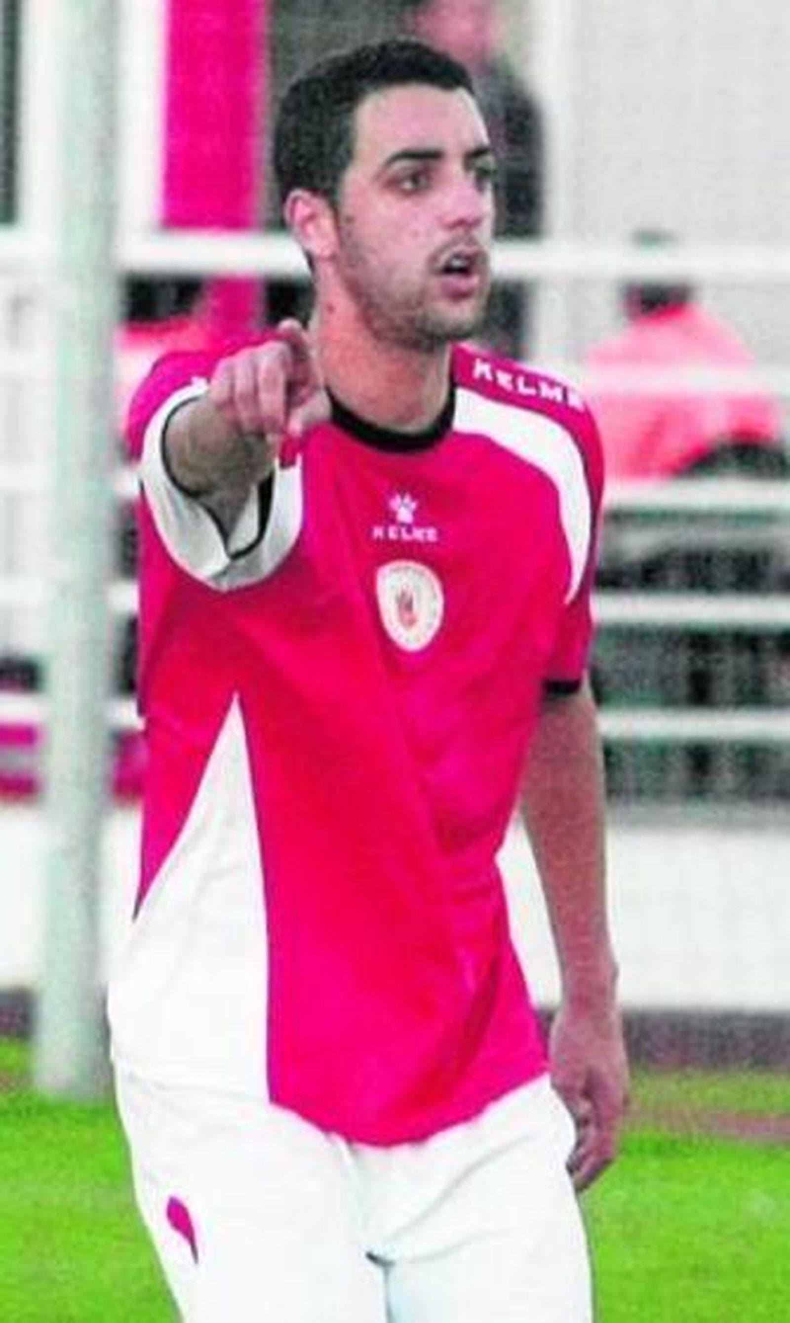 Palmero, en un encuentro durante su etapa con el San Roque.