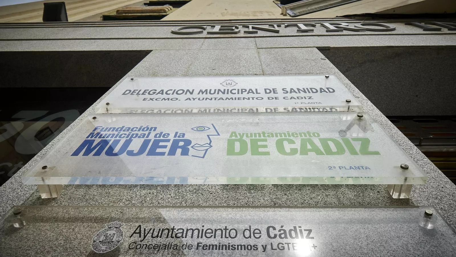 Exterior de la Fundación Municipal de la Mujer de Cádiz.