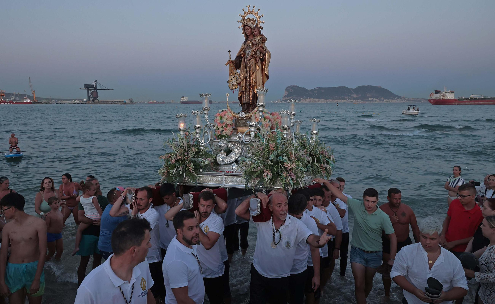 Fotos de la procesión de la Virgen del Carmen en Palmones