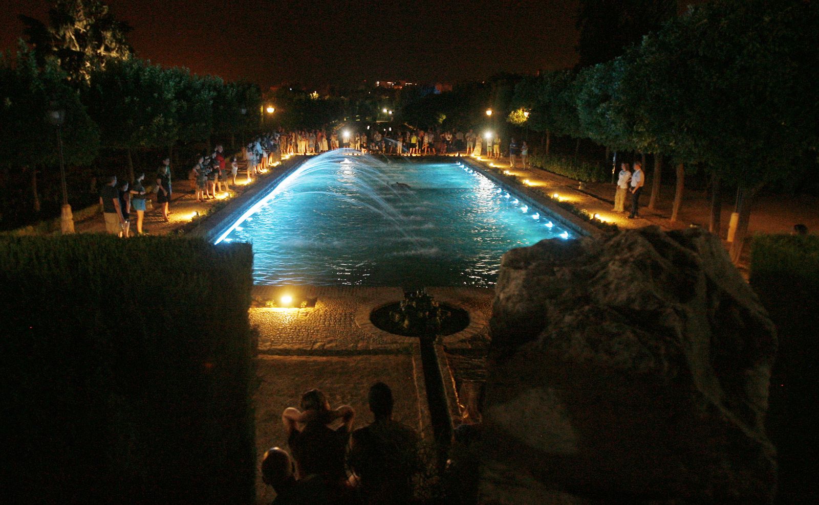 Imagen de archivo del espectáculo nocturno del Alcázar.