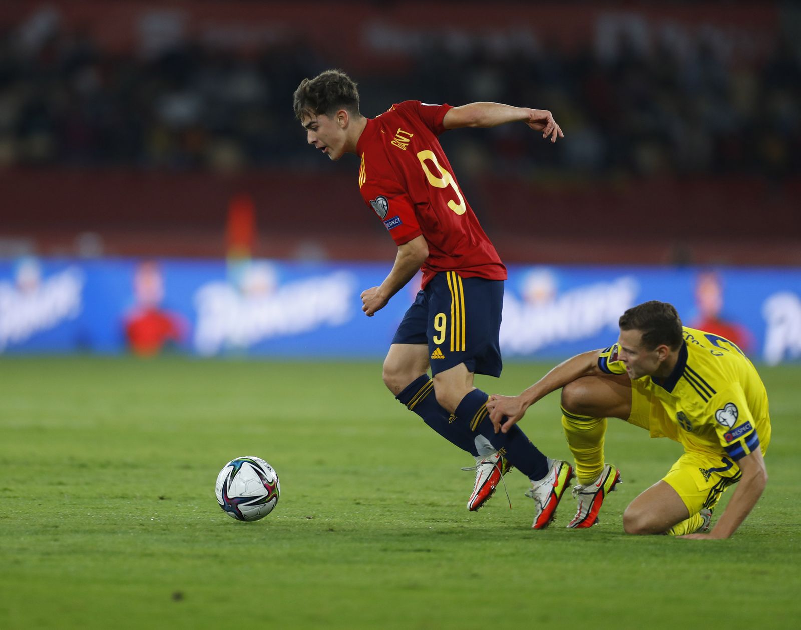 Las imágenes del España-Suecia