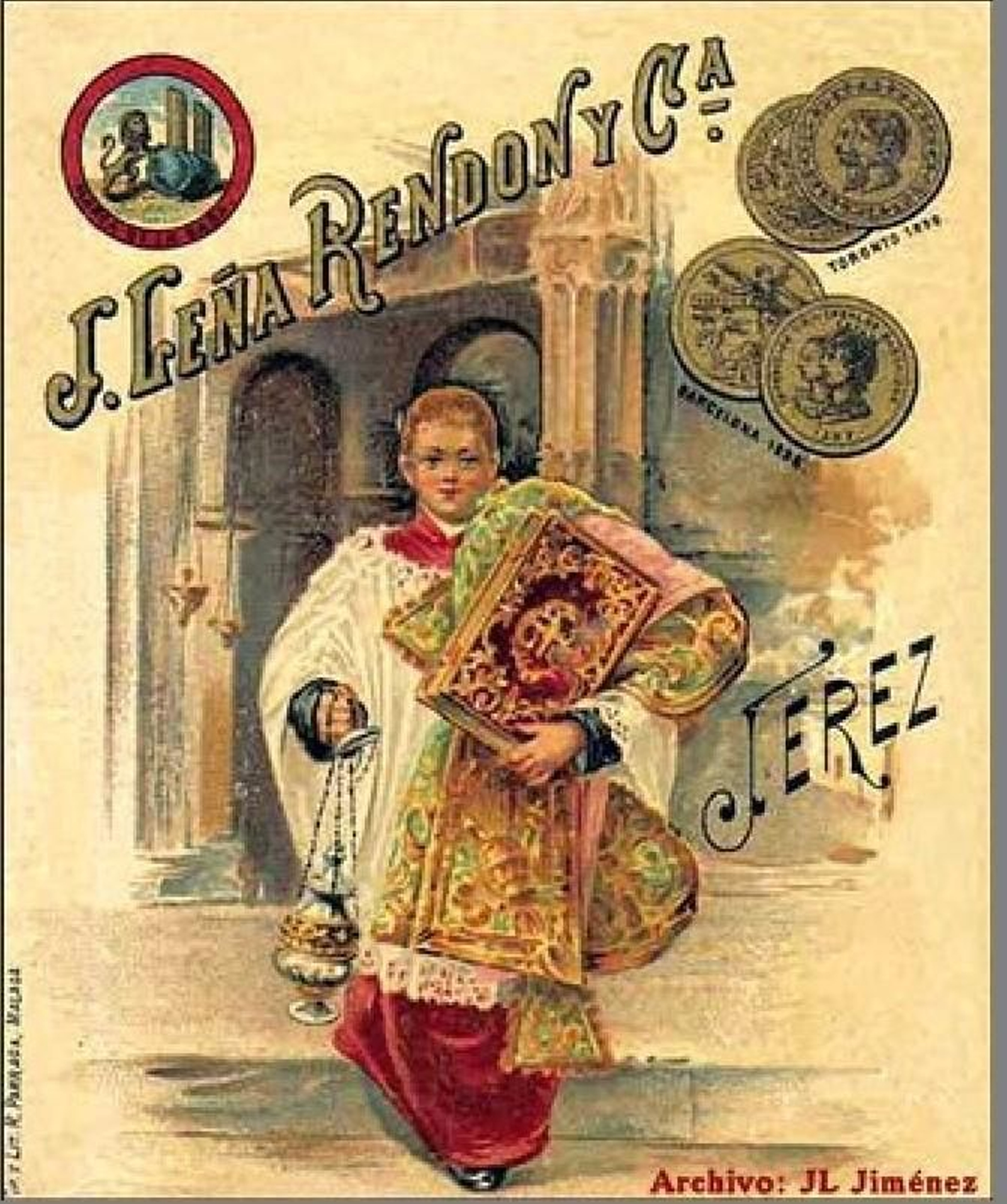 Etiqueta de José Leña Rendón. Etiqueta de José Leña Rendón.