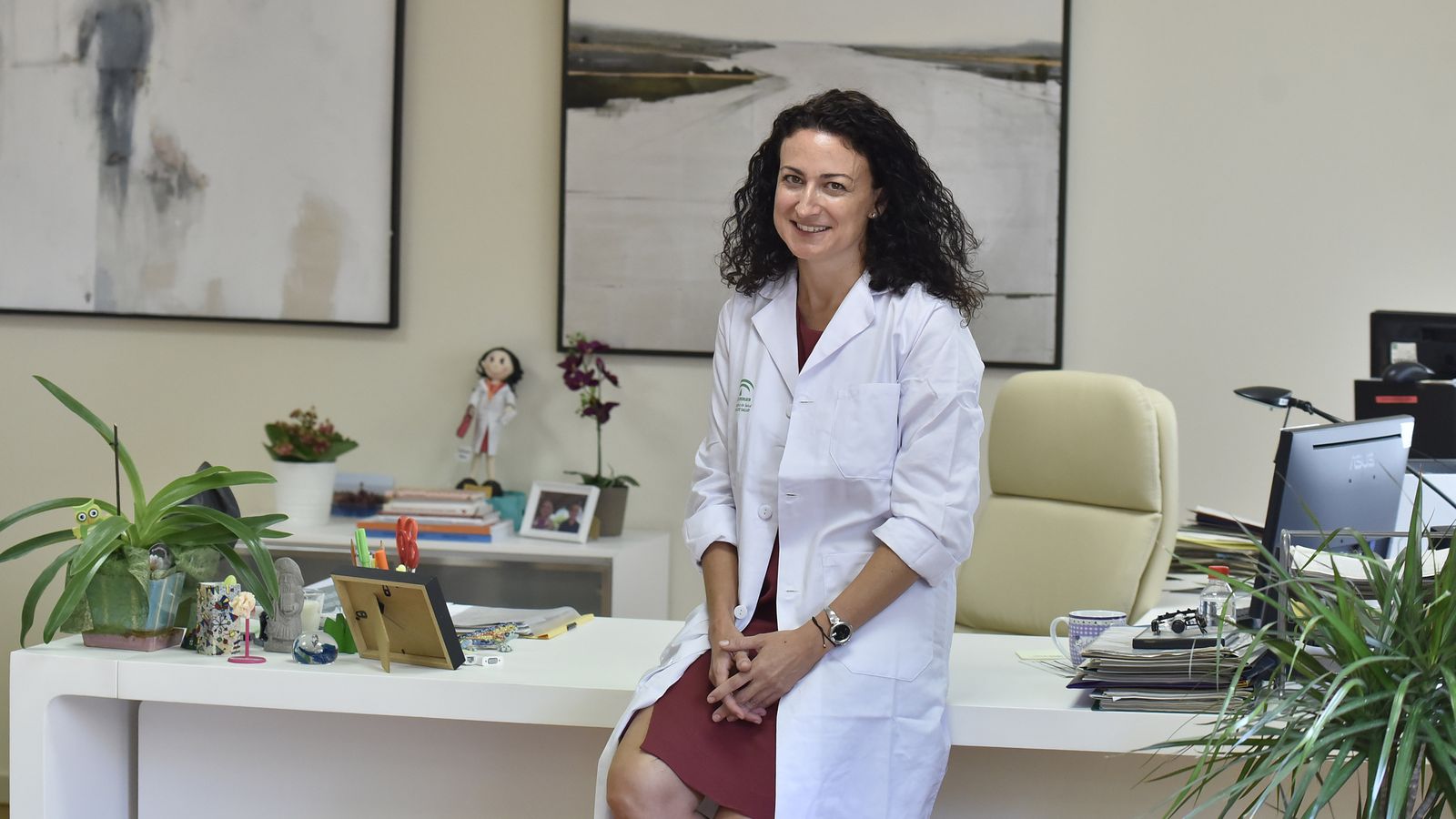 Nieves Romero, en su despacho