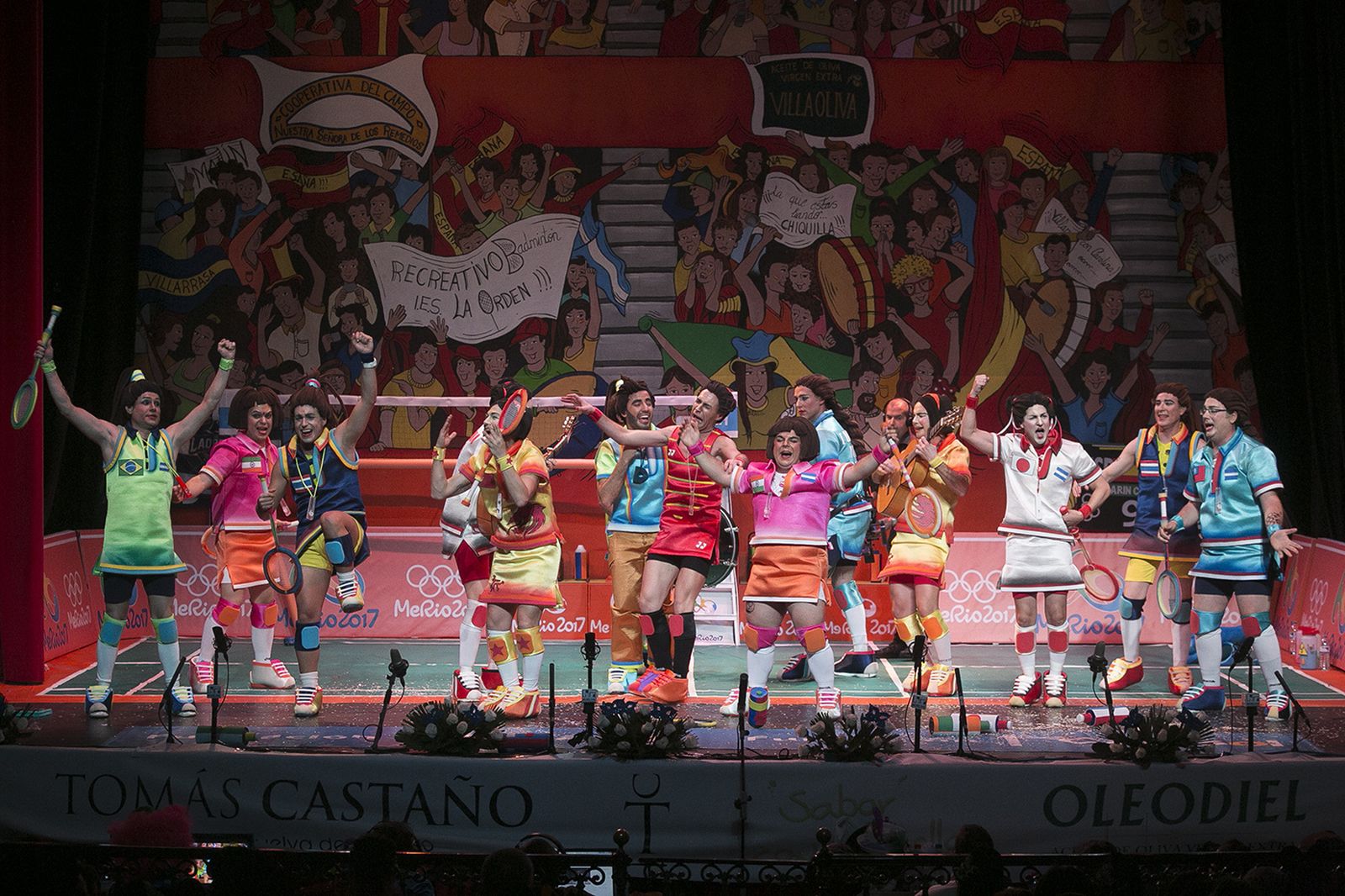 La final del Carnaval Colombino, en imágenes