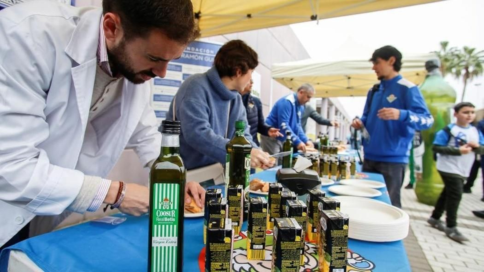 Imagen de un desayuno anterior del Coosur Real Betis.