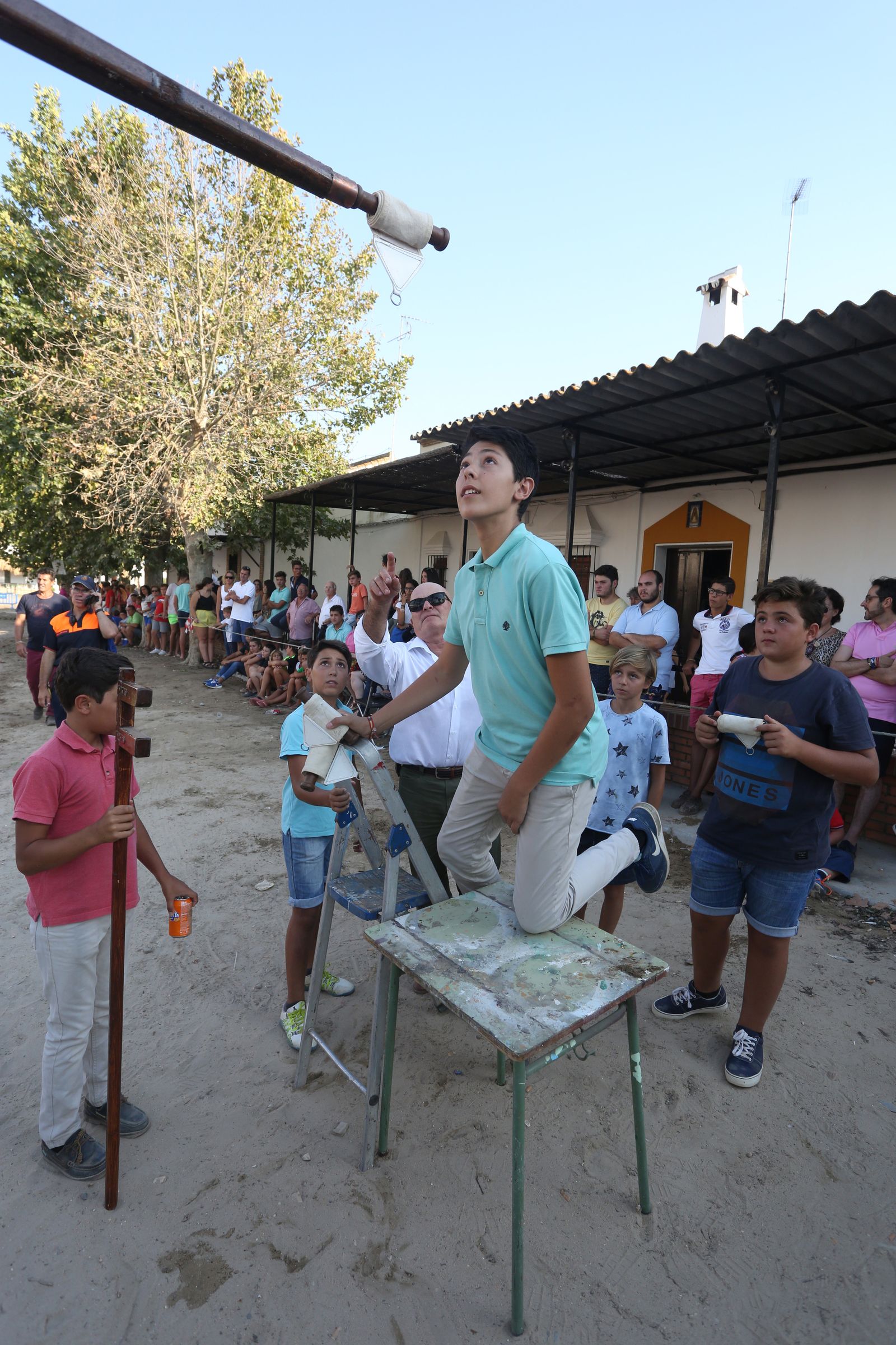 Las imágenes de la carrera de cintas a caballo
