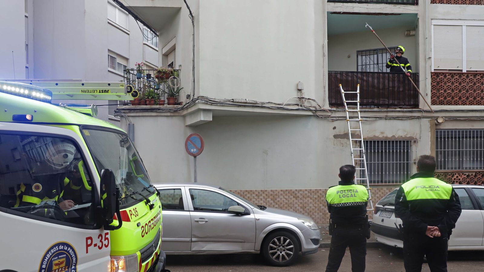 Fotos de los desperfectos provocados por la borrasca Efraín en el Campo de Gibraltar