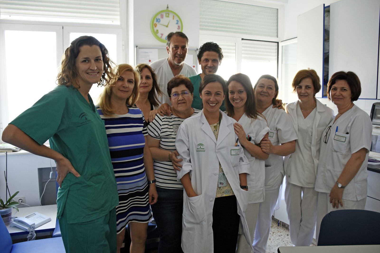 El equipo de la Unidad de Cirugía Torácica del Puerta del Mar.