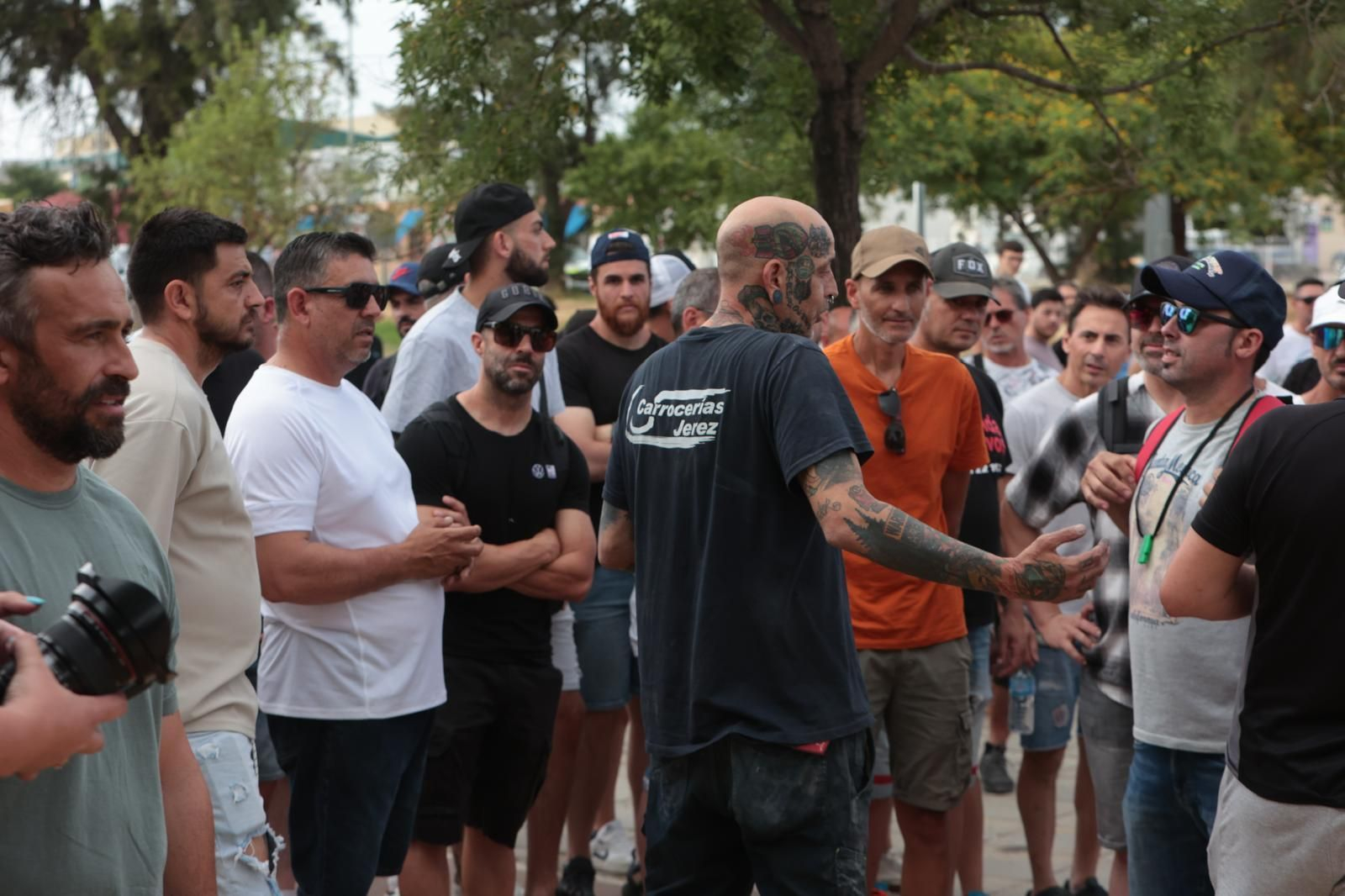 Imágenes de la segunda jornada de huelga del metal en Jerez Imágenes de la segunda jornada de huelga del metal en Jerez