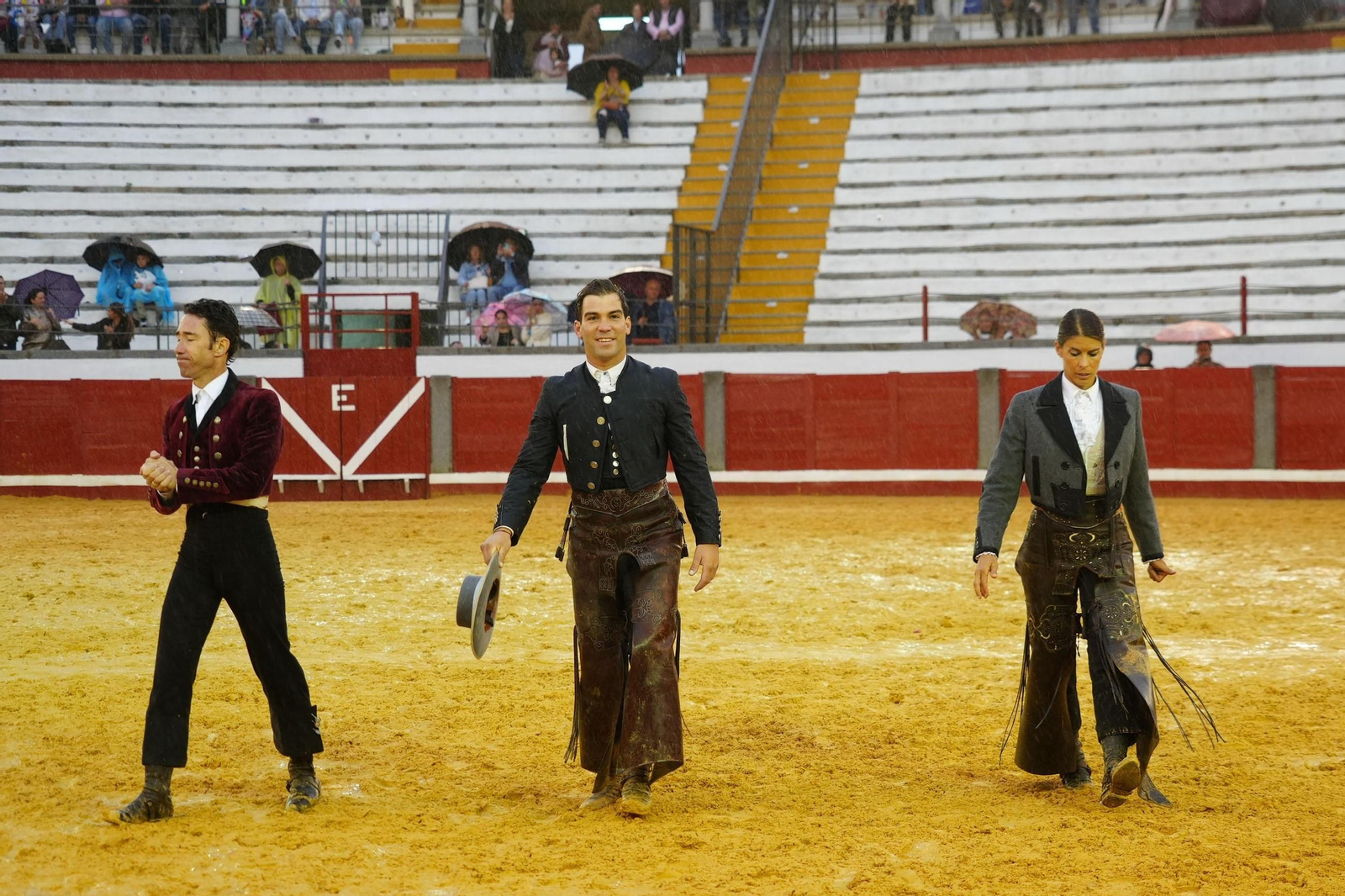 La corrida de rejones de la Feria de Pozoblanco, suspendida por la lluvia