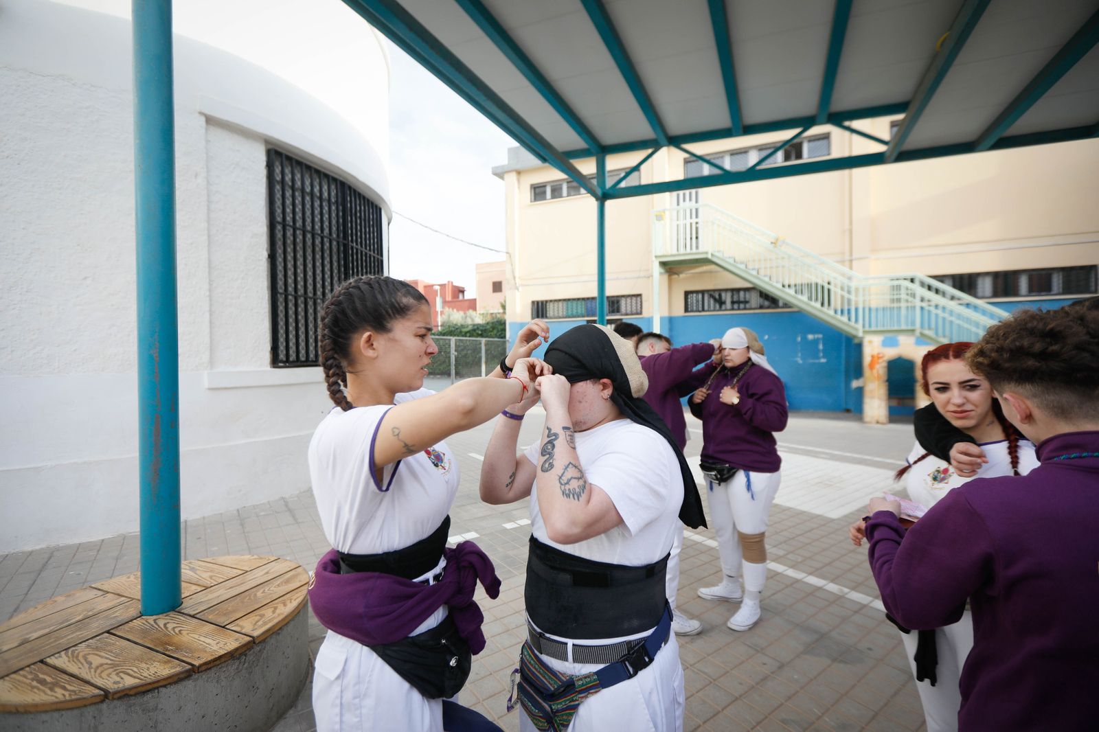 La procesión del Encuentro, en imágenes