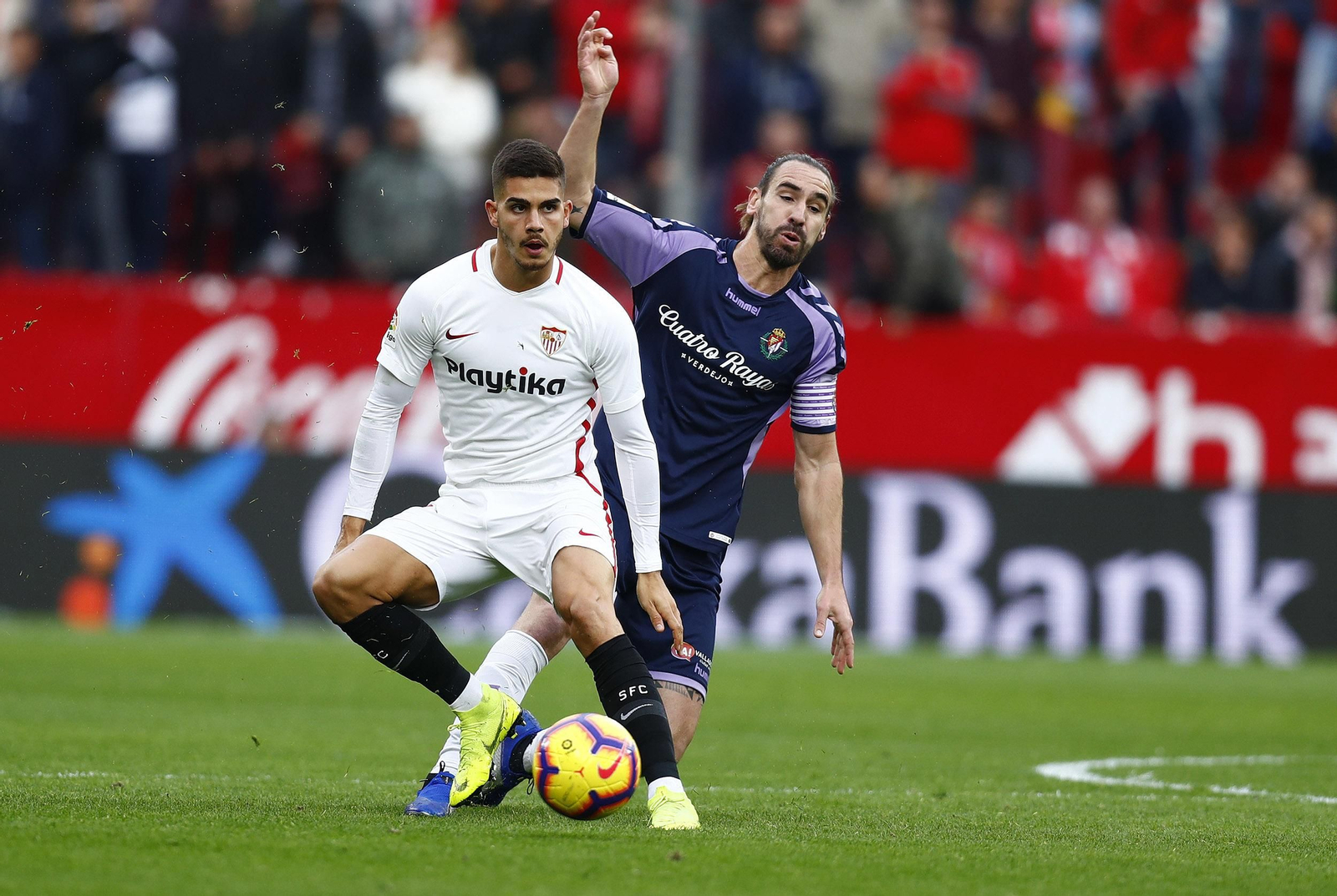 El Sevilla-Valladolid, en imágenes