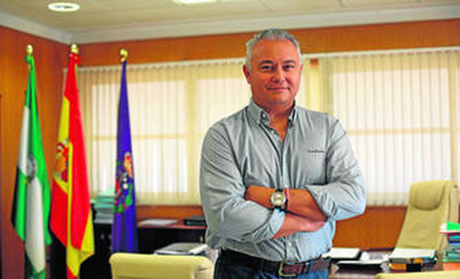 Domingo Villero, en la sede del Colegio en la capital gaditana.