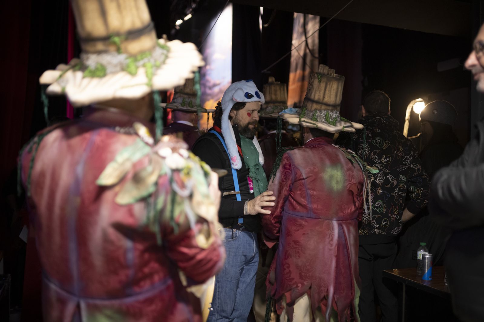 Ambiente en la final  del Carnaval Colombino
