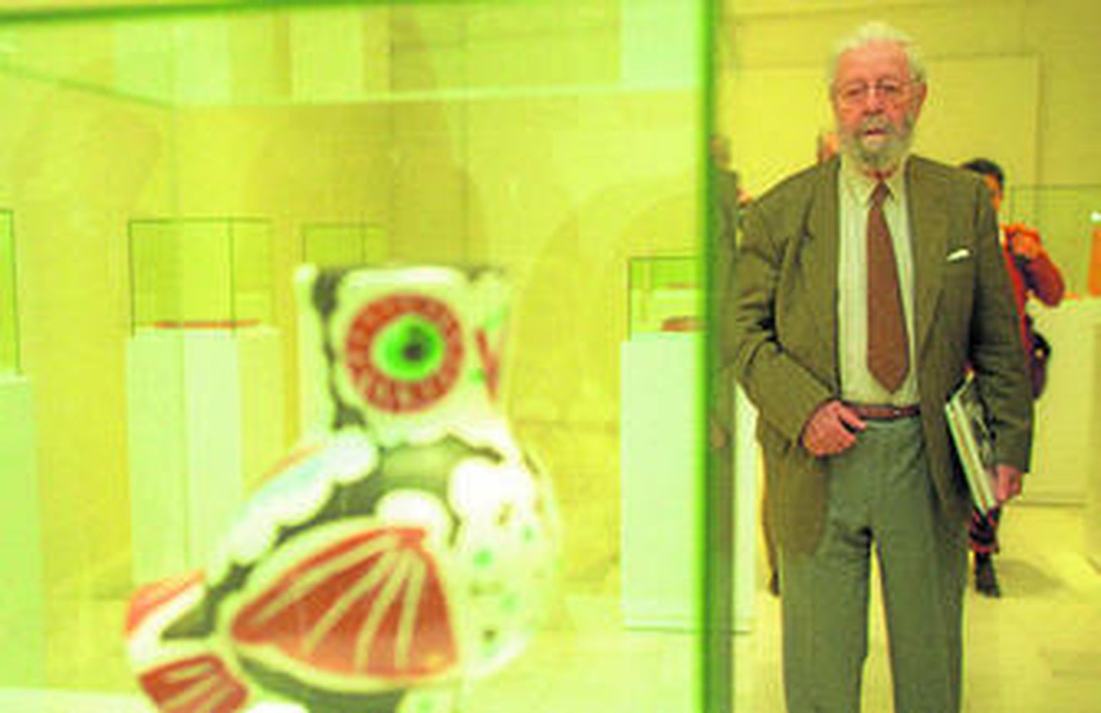 Luis García Berlanga, en una visita a Sevilla en el año 2000, con motivo de la exposición 'Las generaciones del cine español'.