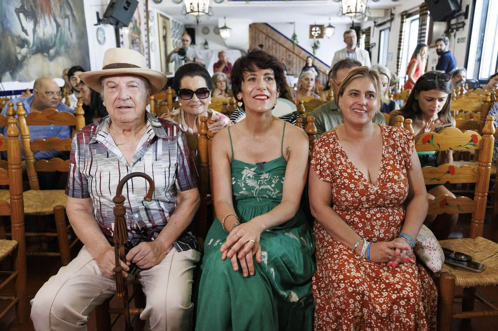 Elma Saiz durante el acto El arte como altavoz de la cultura gitana