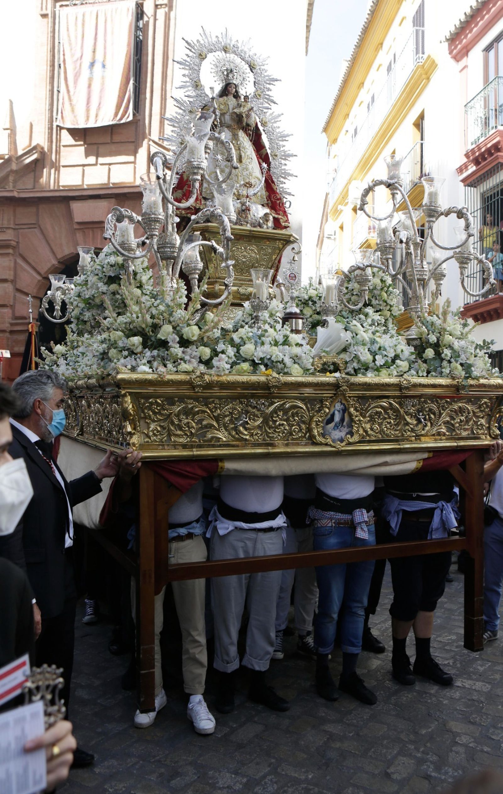 El regreso de la Virgen de Montemayor, en imágenes