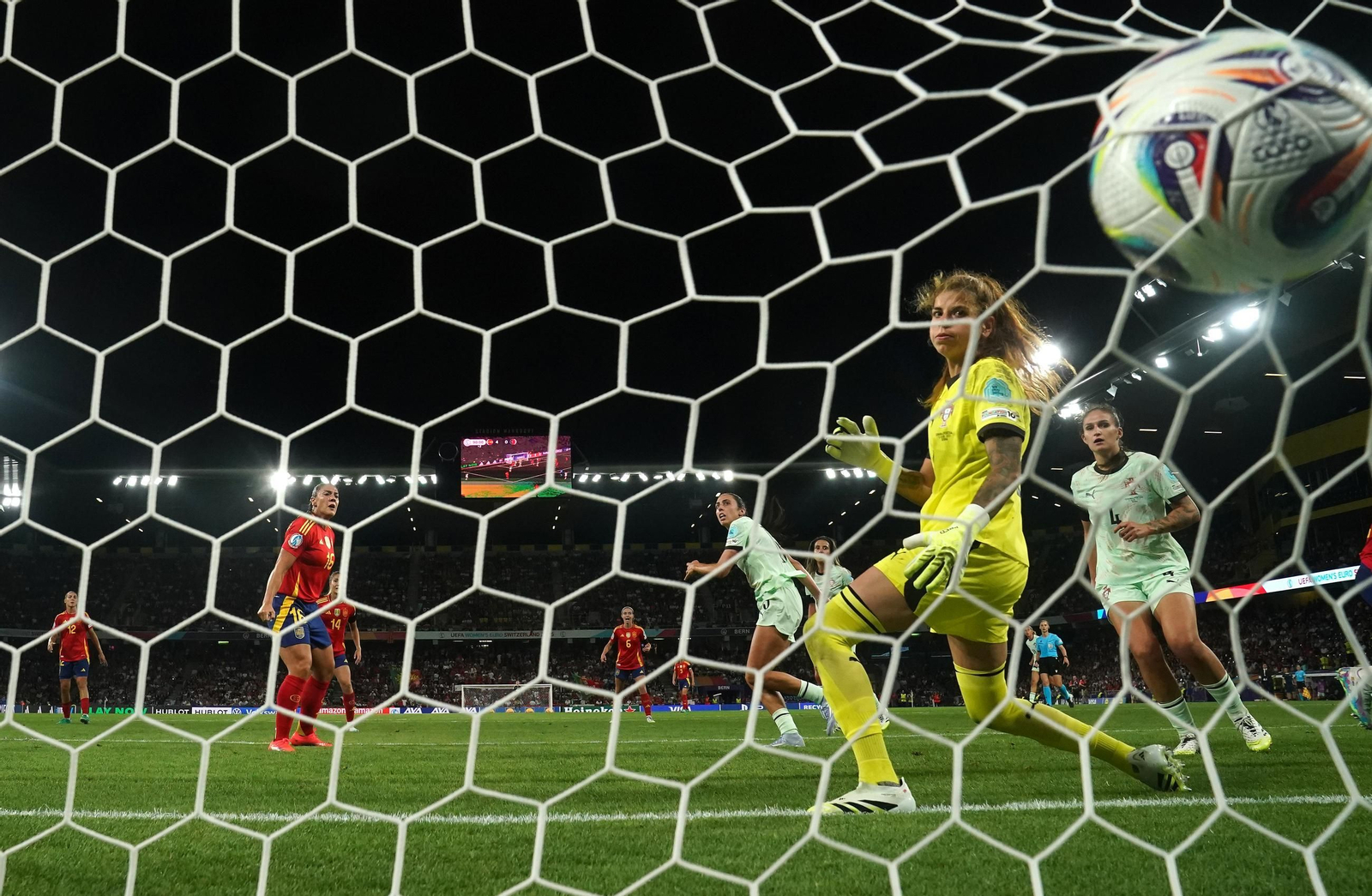 Las fotos del España-Portugal en la Eurocopa femenina