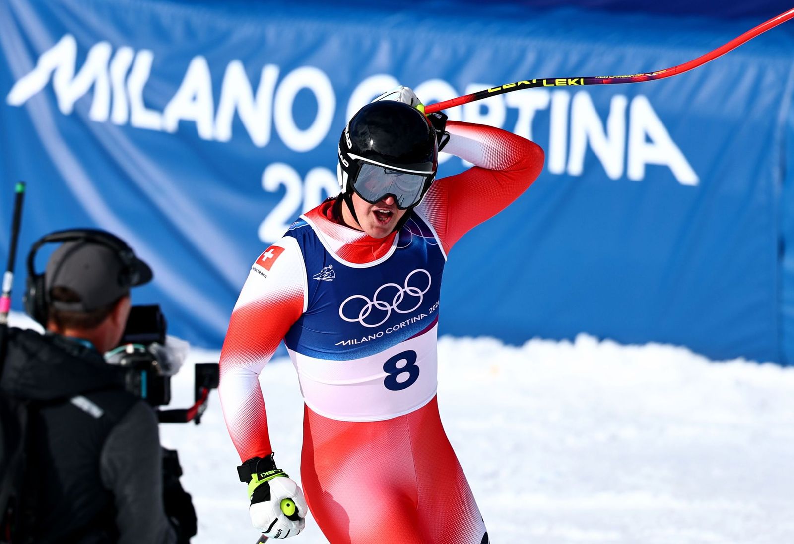 Las espectaculares fotos del descenso masculino en los Juegos Olímpicos de invierno