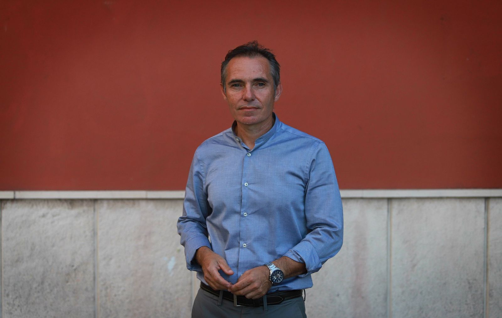 Pablo Sanz, bombero.