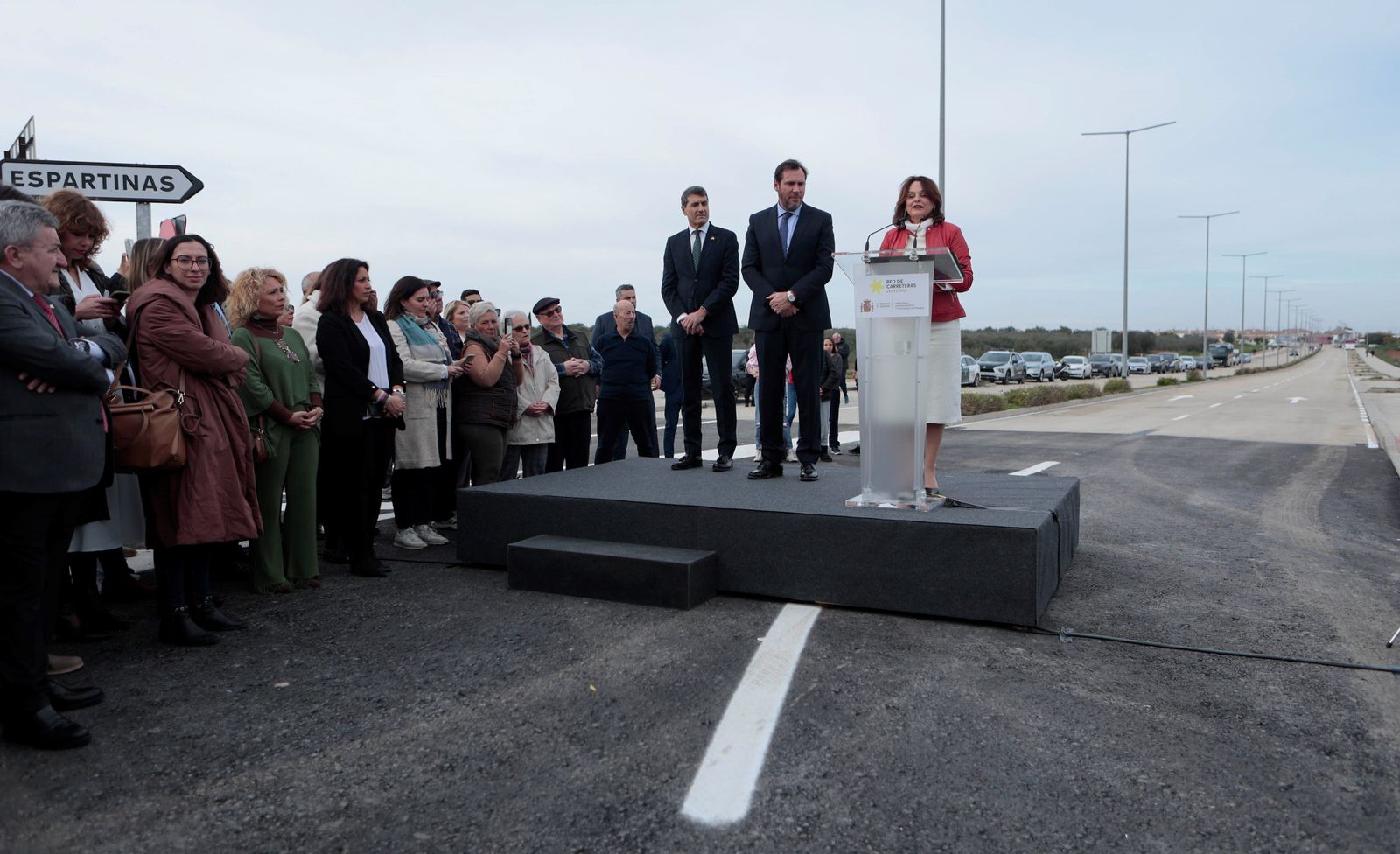 Inauguración de la histórica conexión de Espartinas con la A-49 y la SE-40