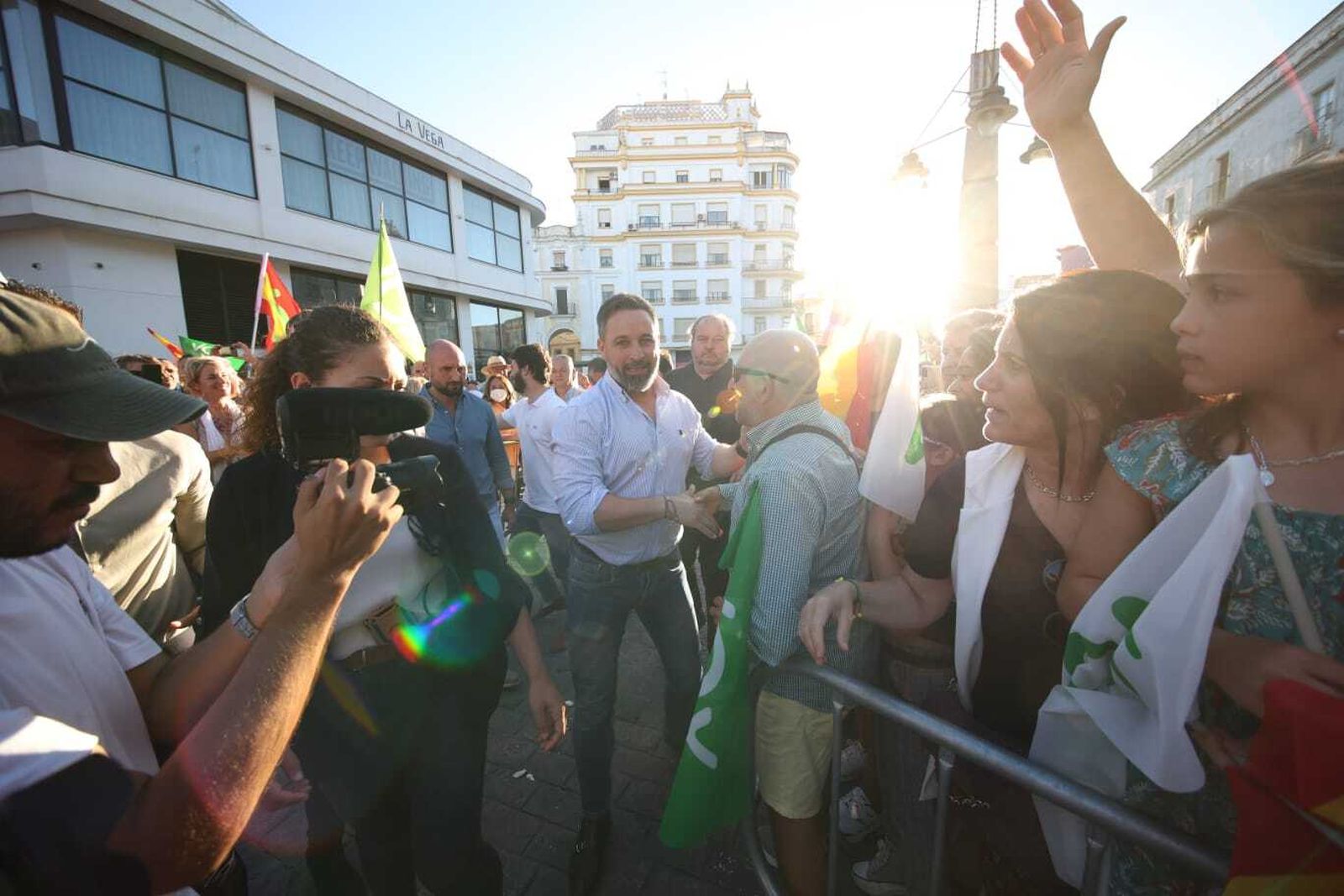 Acto público de Vox en Jerez con Santiago Abascal y Manuel Gavira