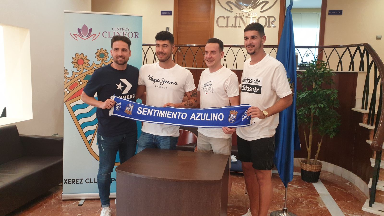 Benítez, Iván Ares, Juanca y Orihuela jugaron las últimas temporadas en la Balompédica.