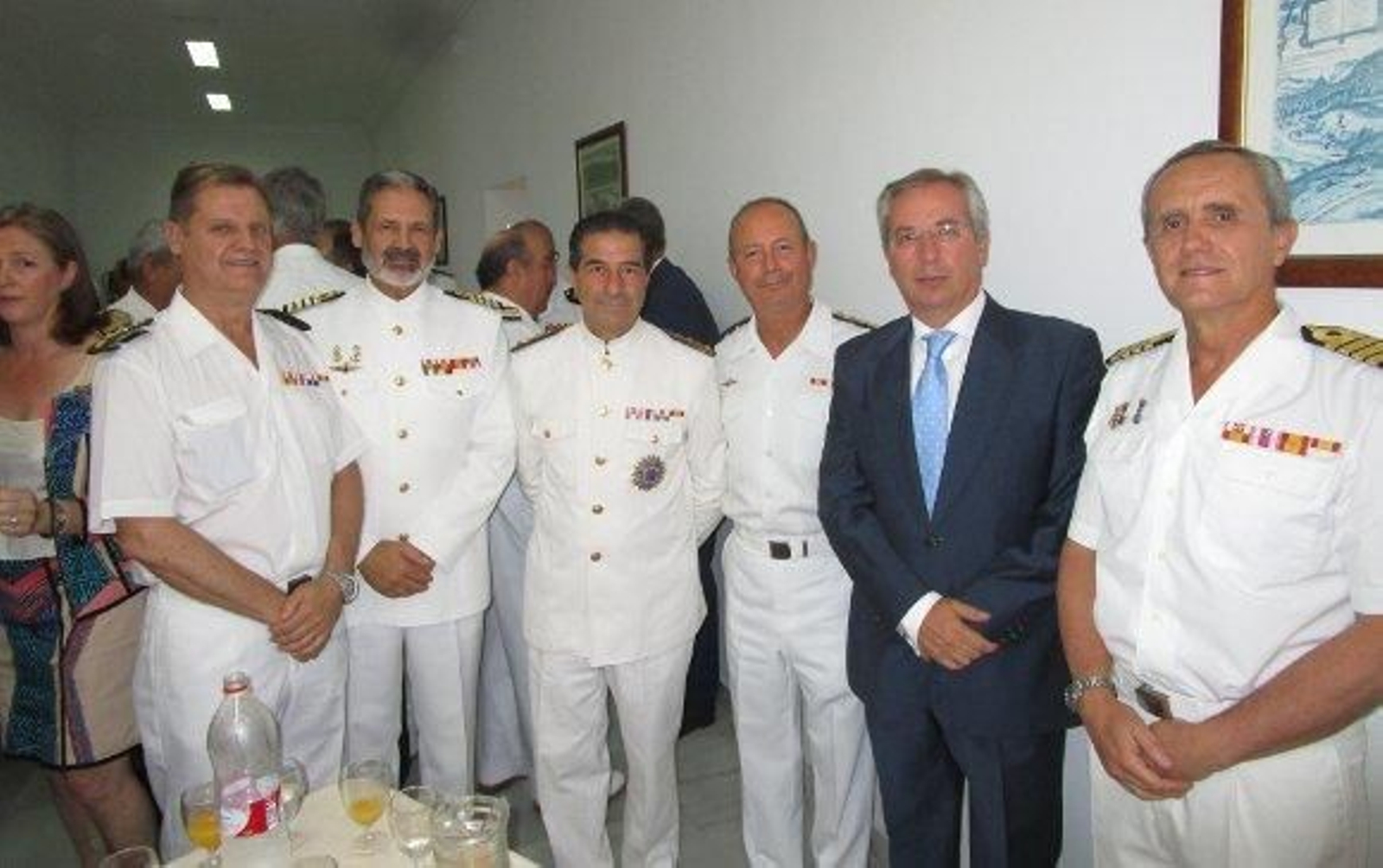 Los hermanos Miguel Ángel y Vicente Ortells Polo, Pedro Miguel Serrano, Santiago González Gómez, Javier de Torre y Miguel Vallejo.  Foto: Ignacio Casas de Ciria