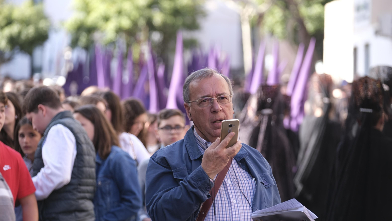 La procesión de Pasión en Almería, en imágenes