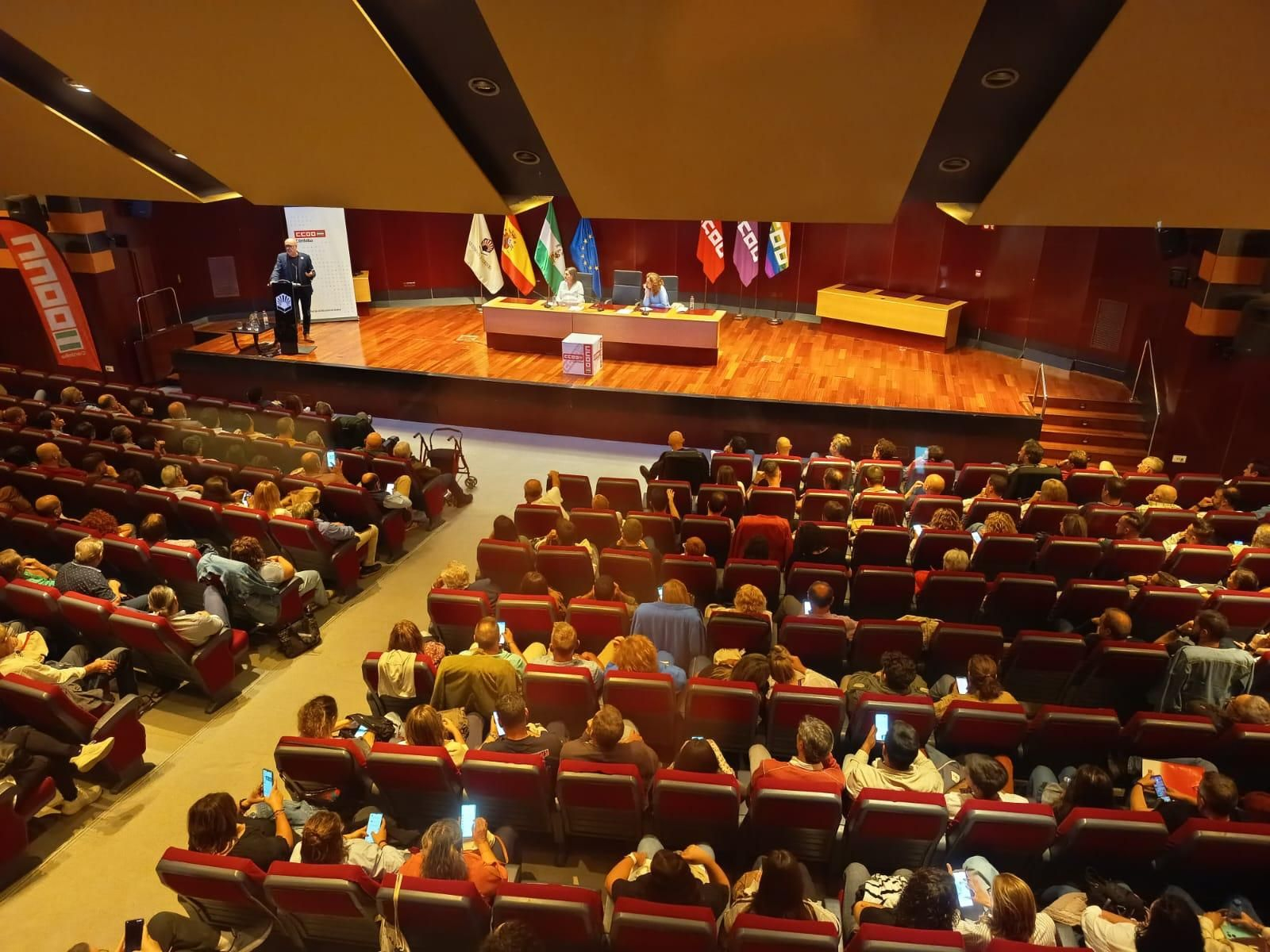 Asamblea de delegados de CCOO en Córdoba.