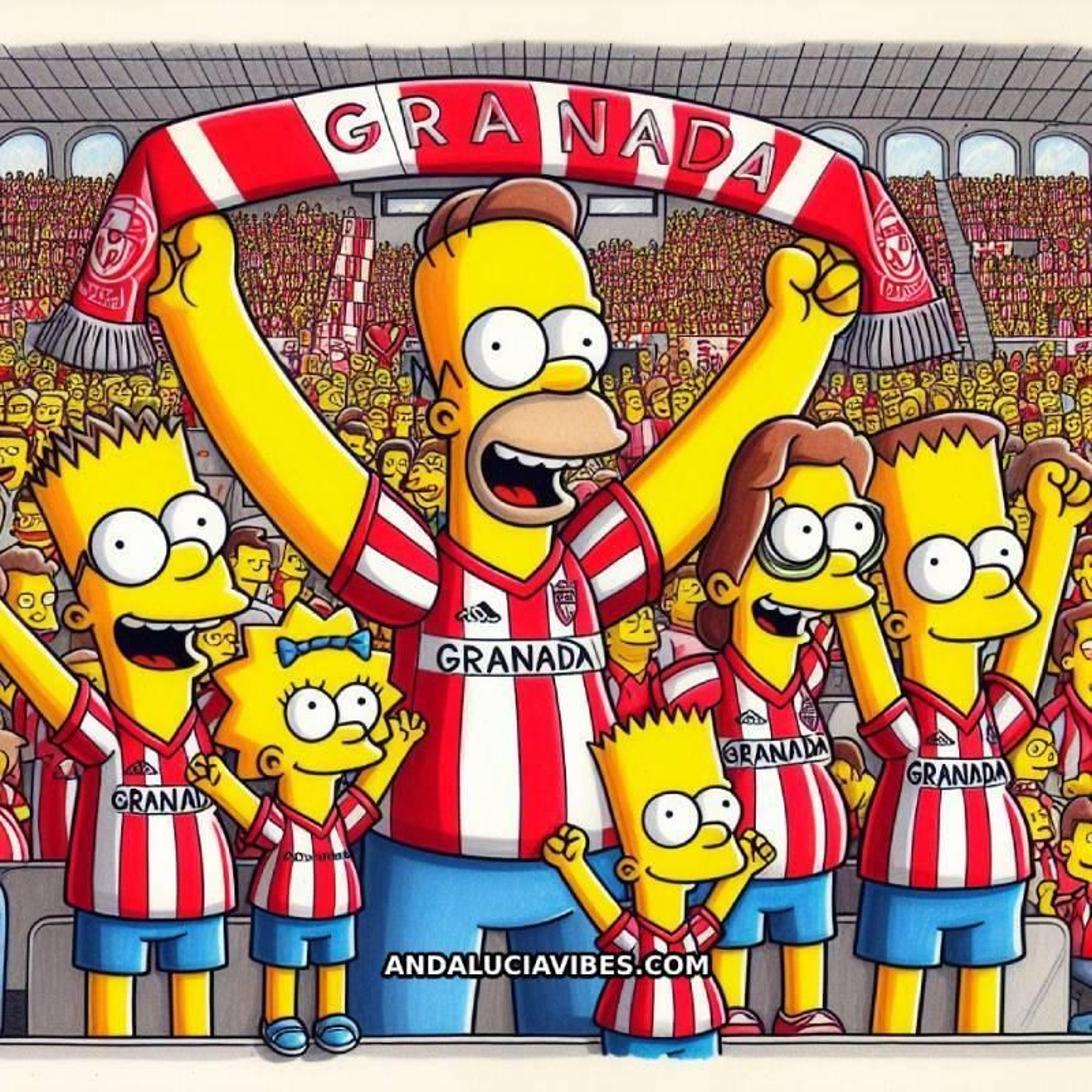 Los Simpson visitan Granada