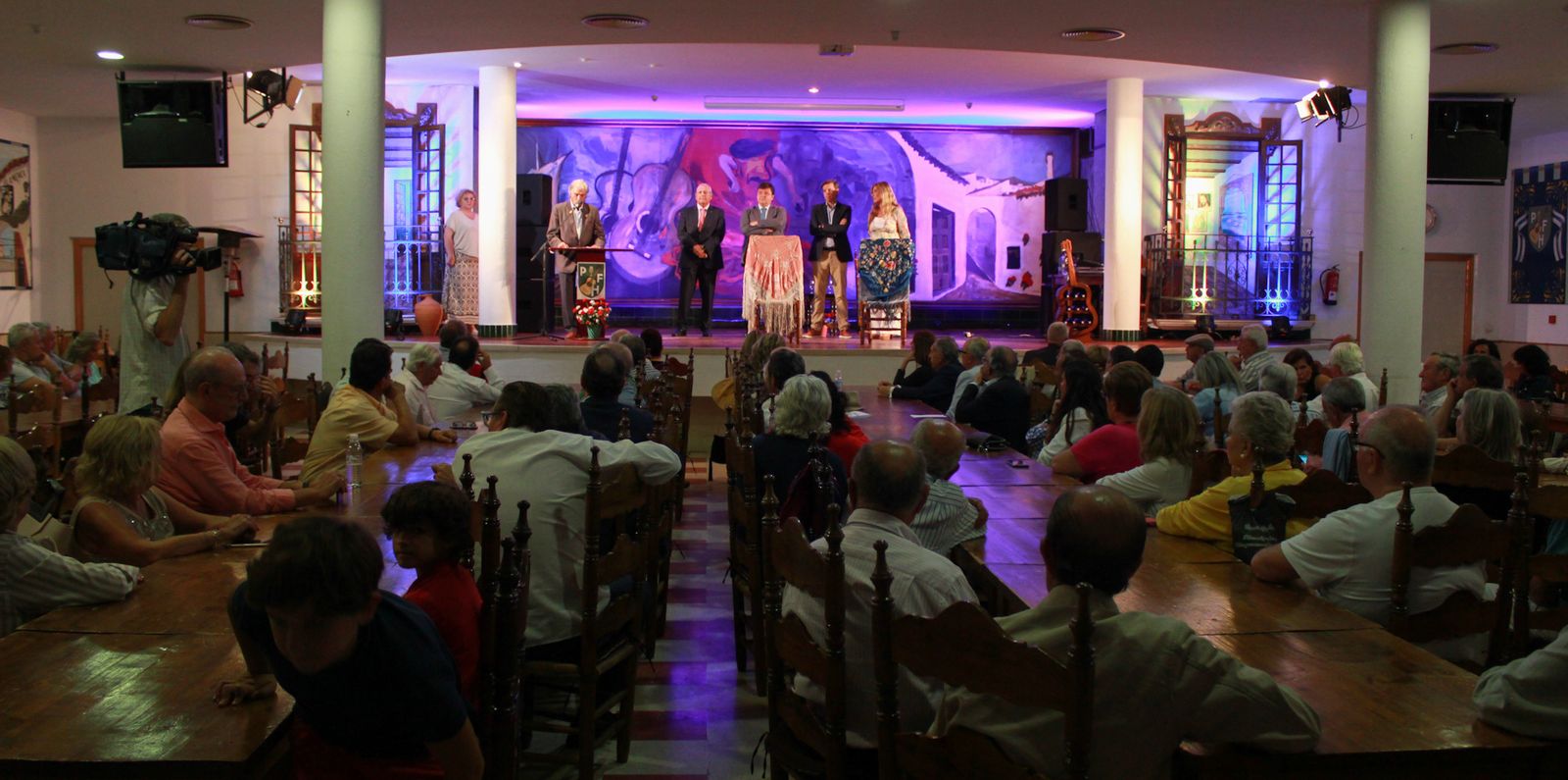 Presentación del cartel de los 50 años de la Peña Flamenca de Huelva.