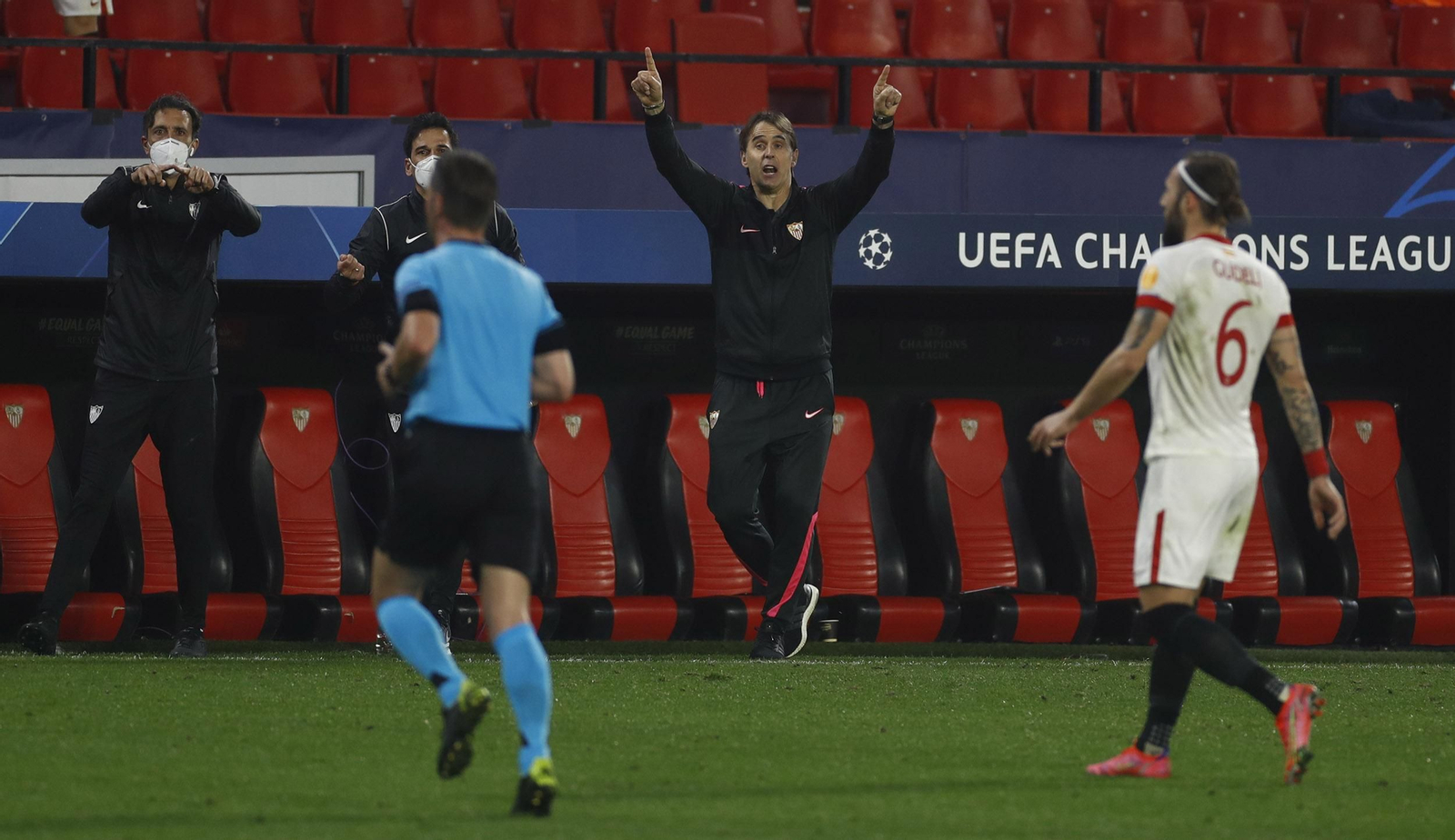 Las imágenes del Sevilla-Borussia Dortmund de Champions